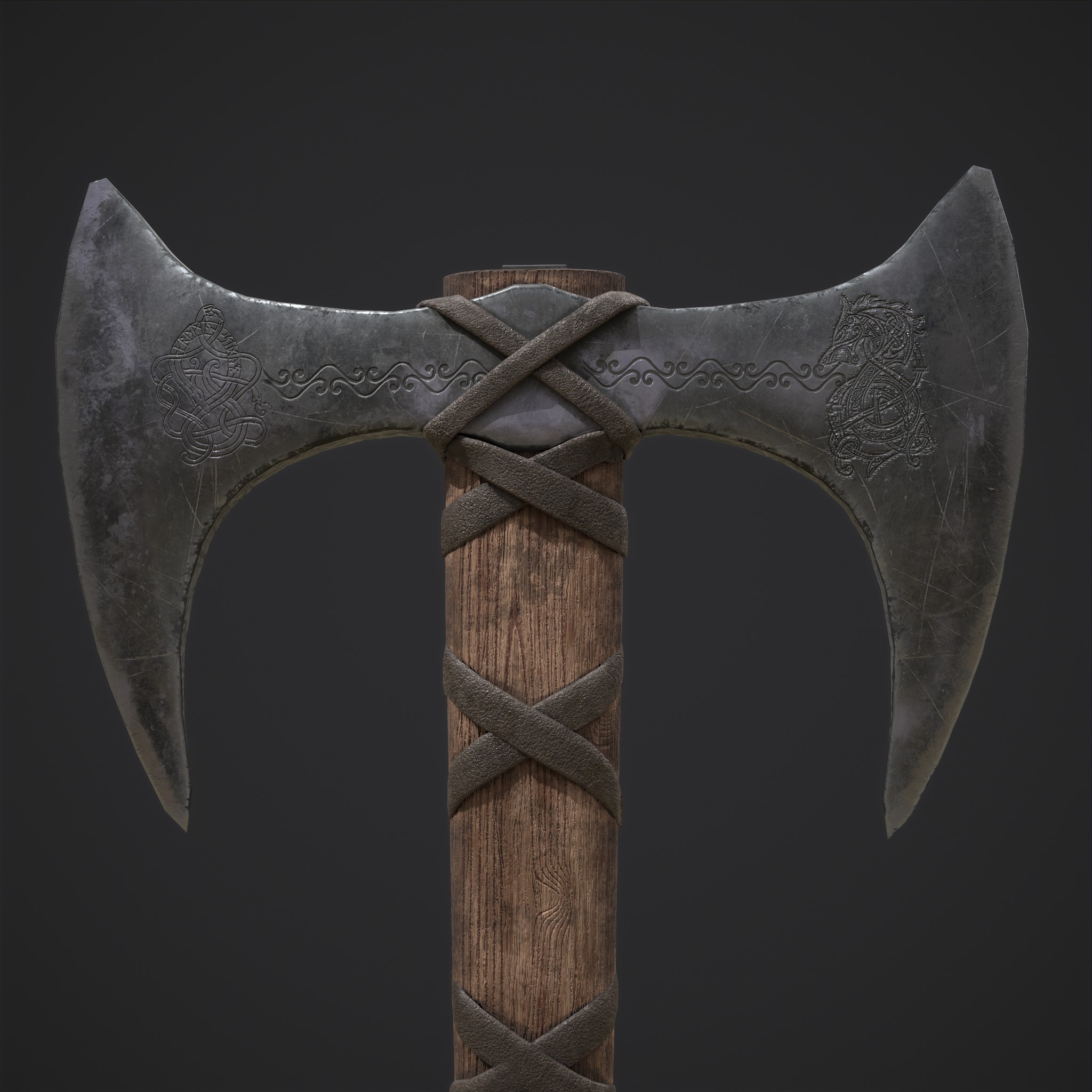 Double Sided Ax 3D Model by Get Dead Entertainment