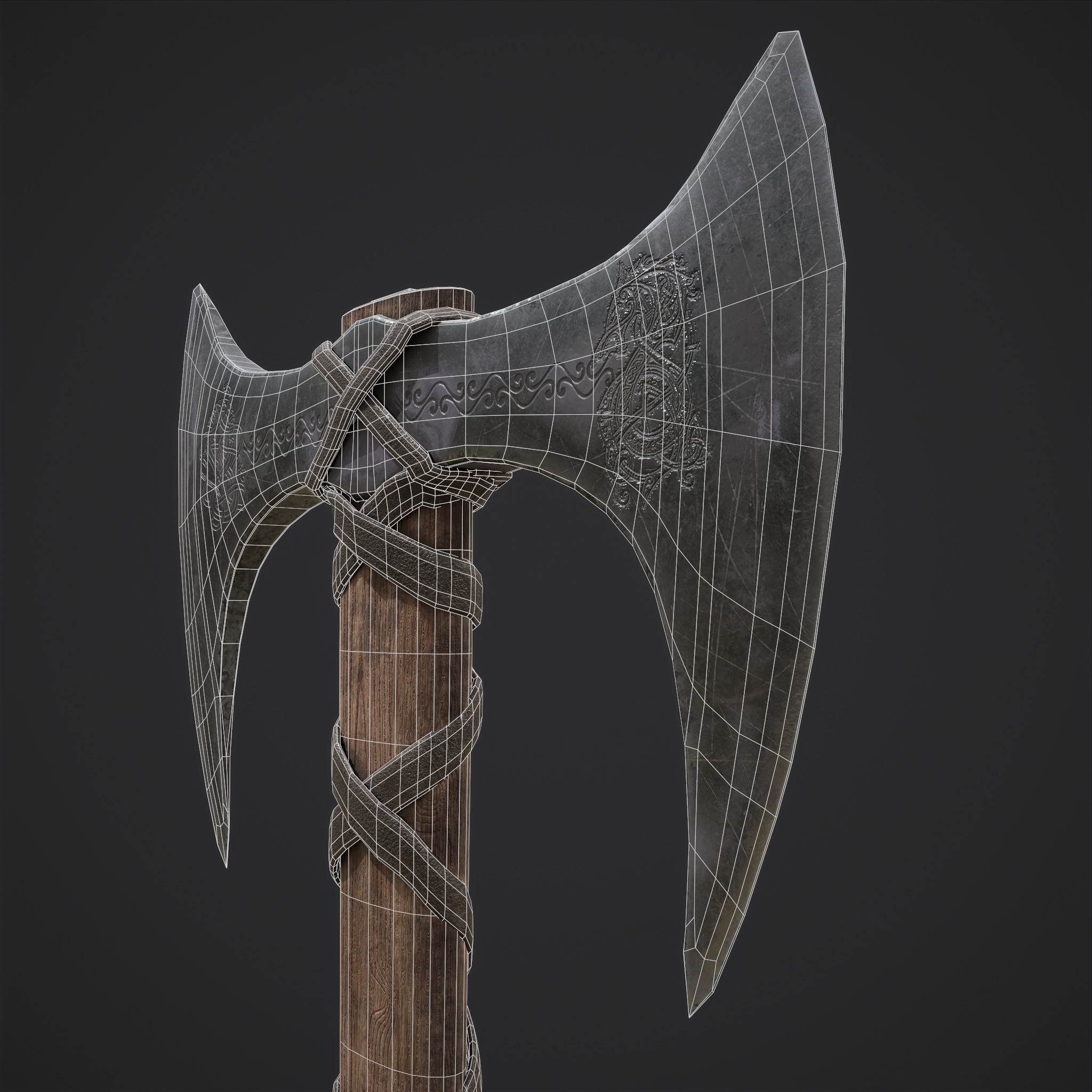 Double Sided Ax 3D Model by Get Dead Entertainment