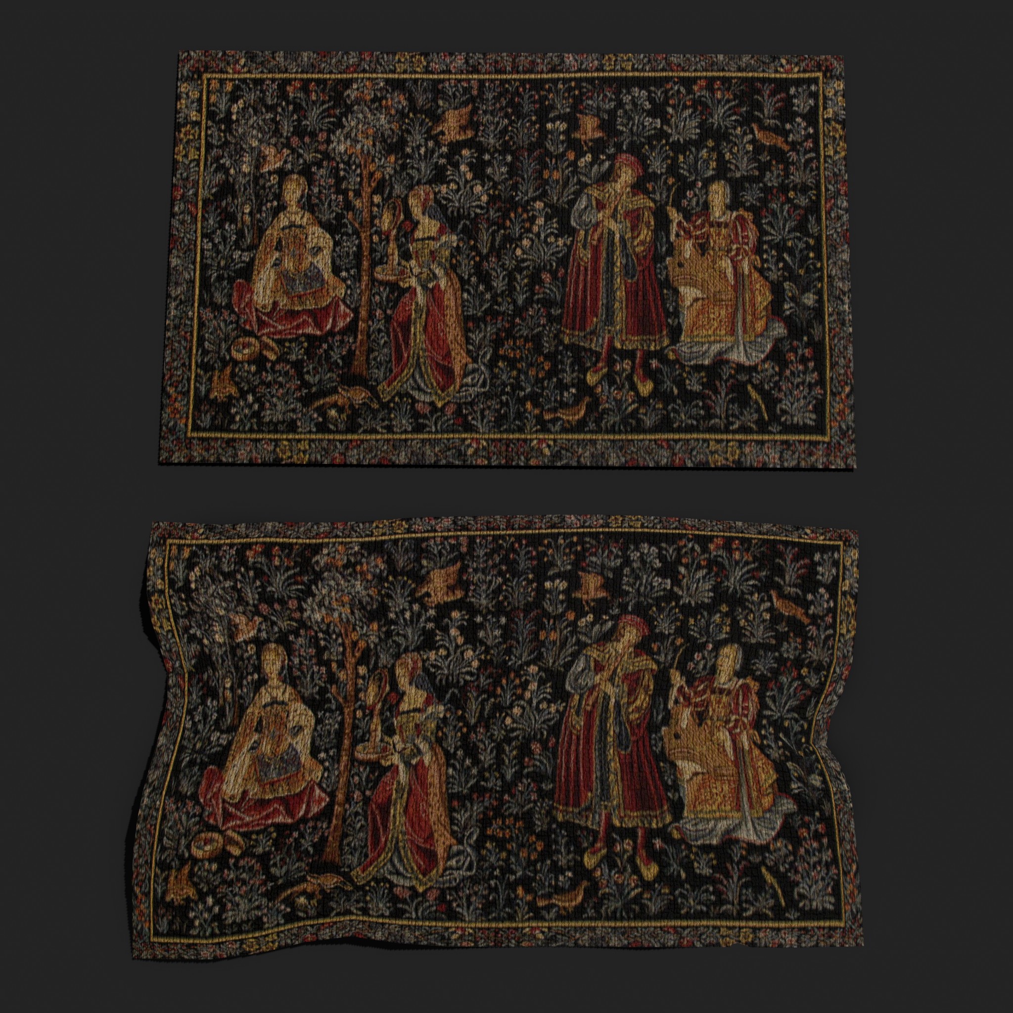 Embroidery Tapestry 3D Model by Get Dead Entertainment