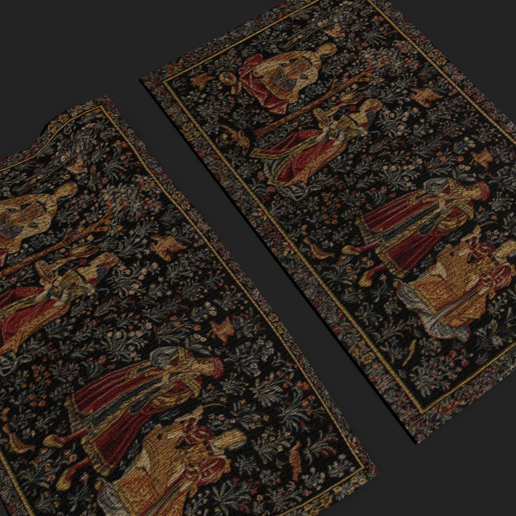 Embroidery Tapestry 3D Model by Get Dead Entertainment