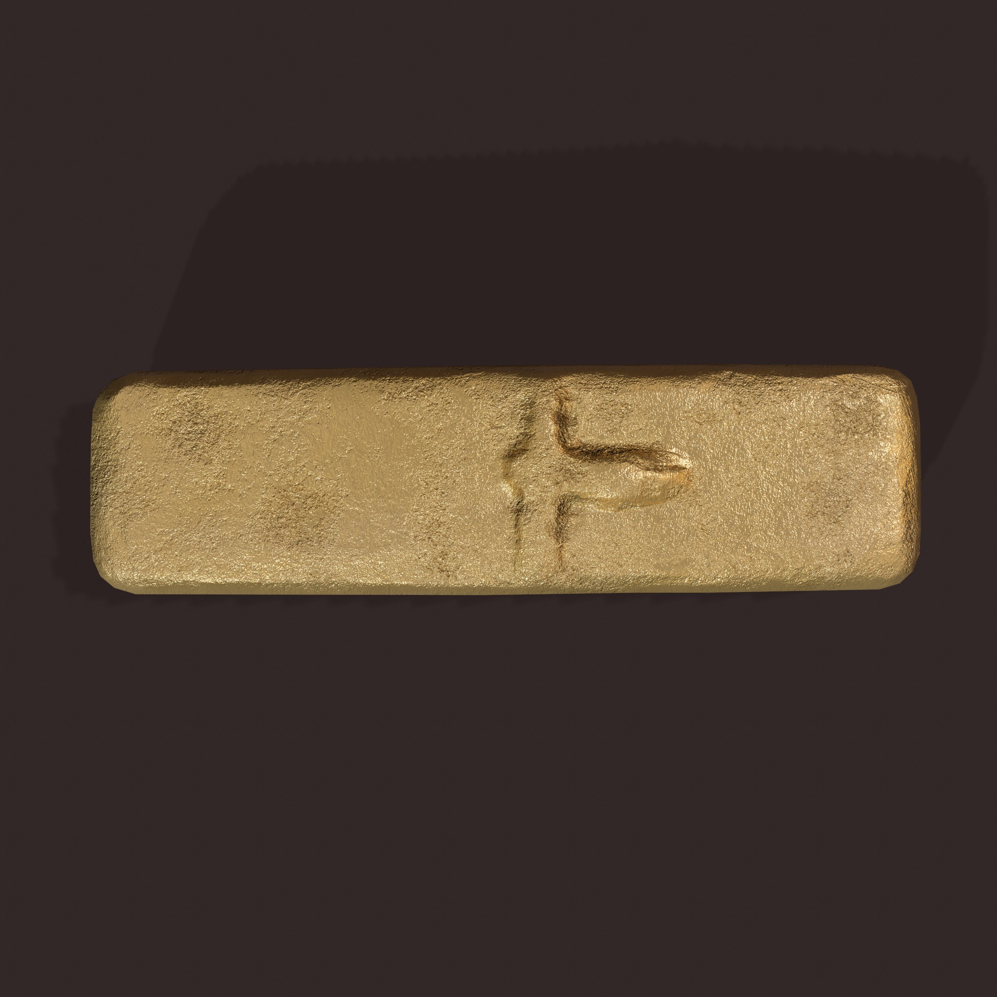 Gold Ingot Small - 3D Model by Get Dead Entertainment