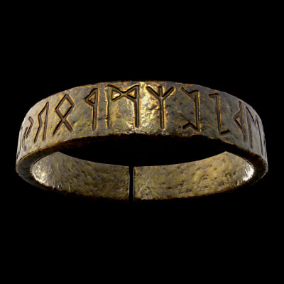 Gold Viking Rune Ring - 3D Model by Get Dead Entertainment