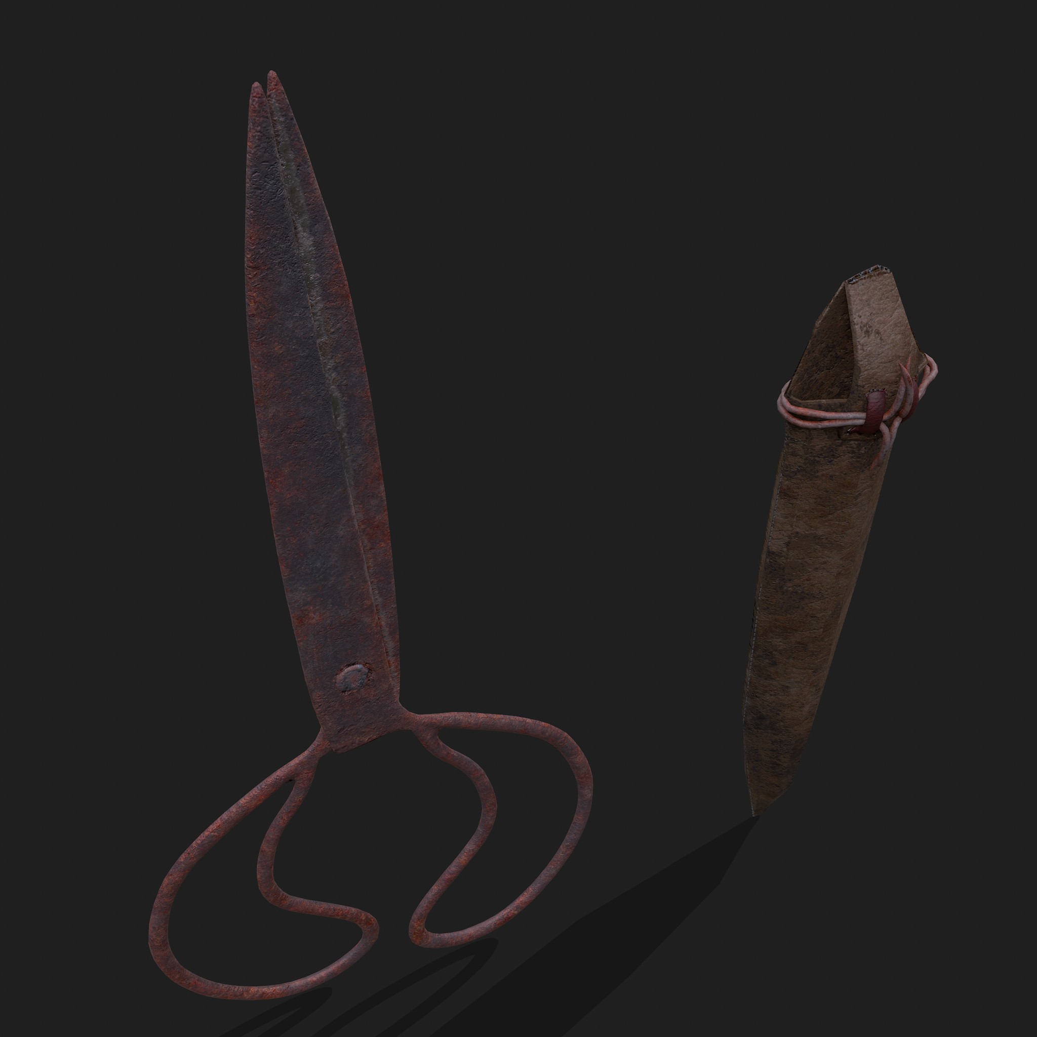 Hand Forged Scissors - 3D Model by Get Dead Entertainment