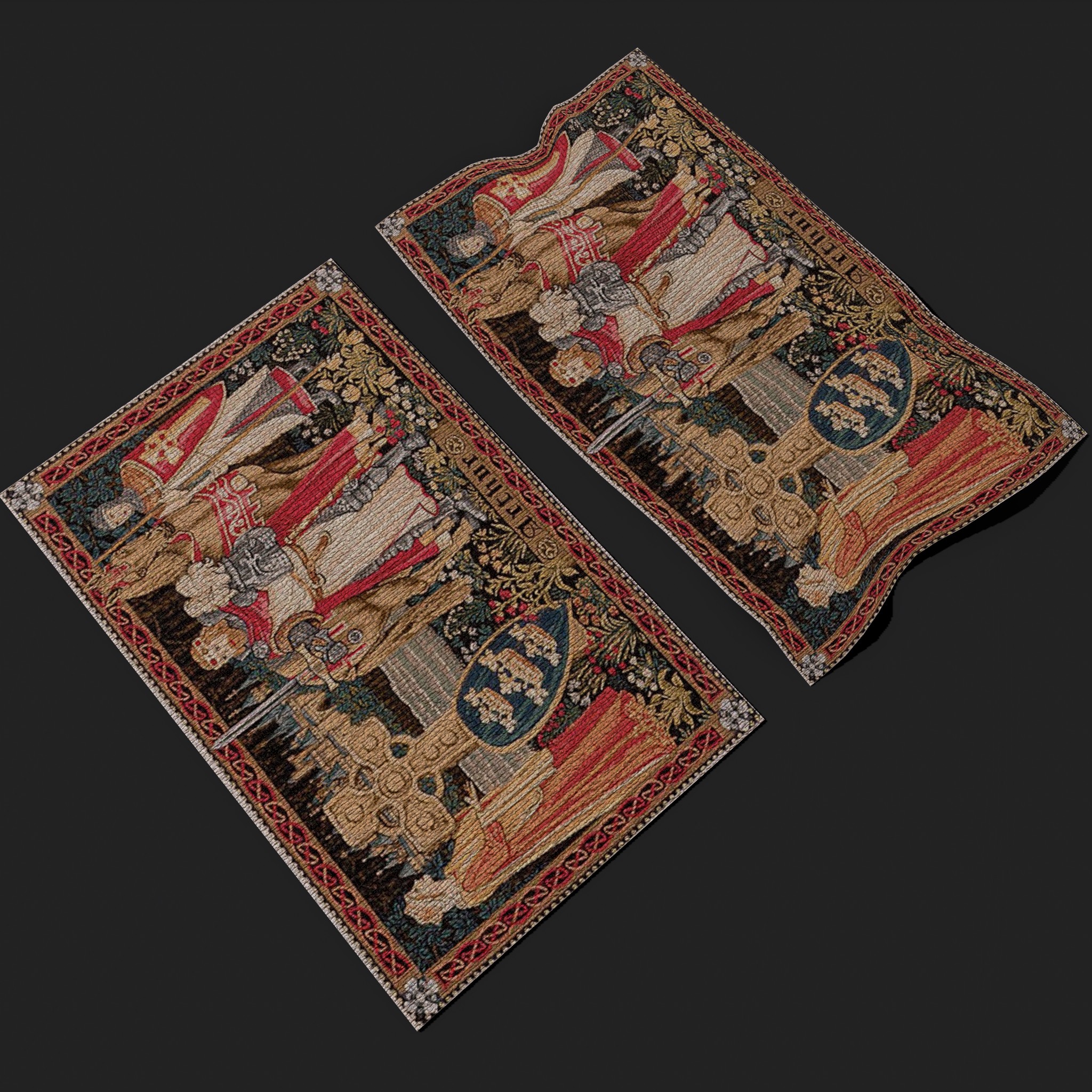 King Arthur Tapestry 3D Model by Get Dead Entertainment