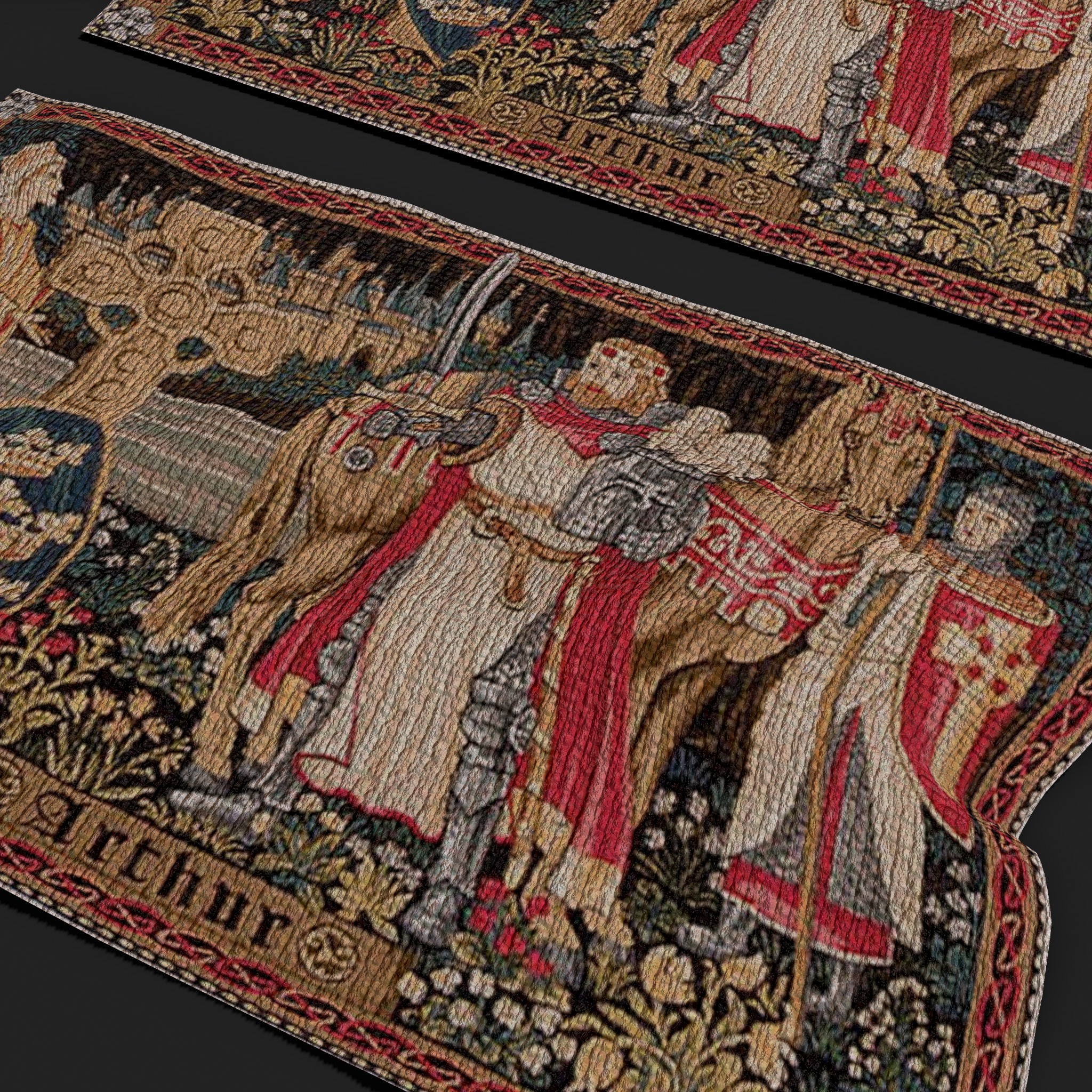 King Arthur Tapestry 3D Model by Get Dead Entertainment