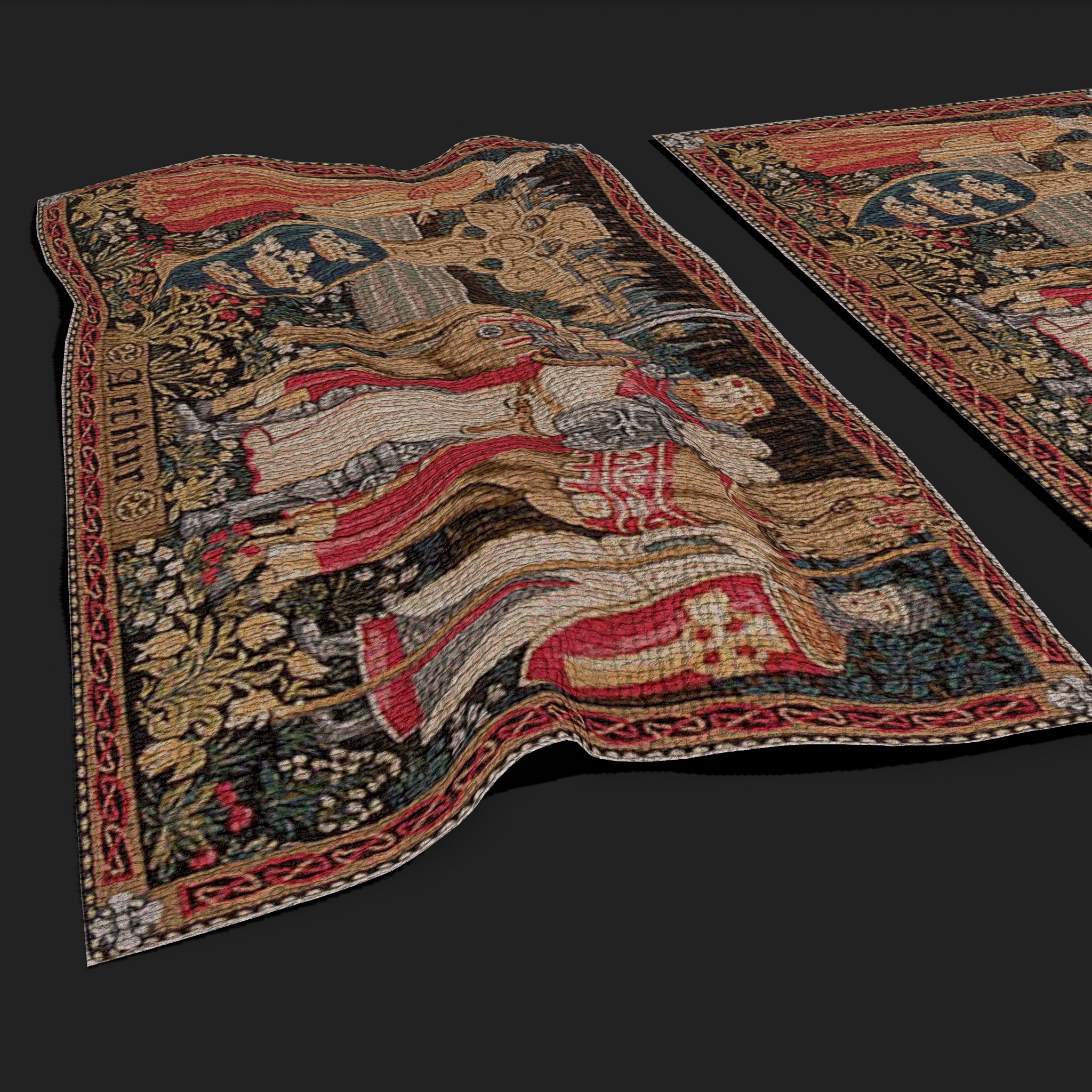 King Arthur Tapestry 3D Model by Get Dead Entertainment