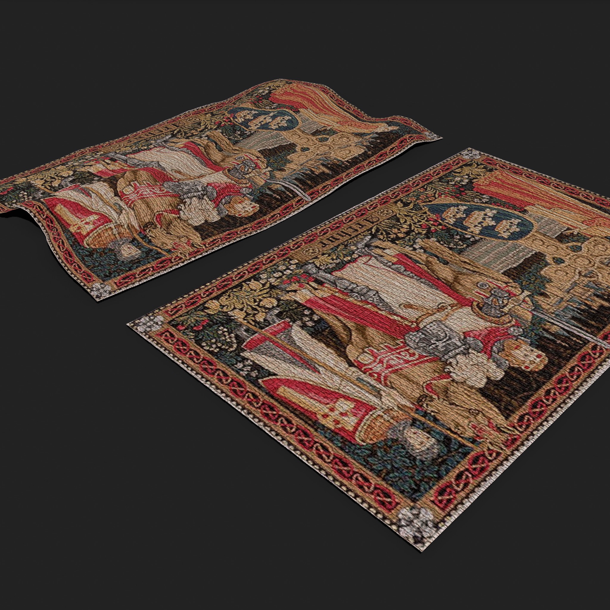 King Arthur Tapestry 3D Model by Get Dead Entertainment