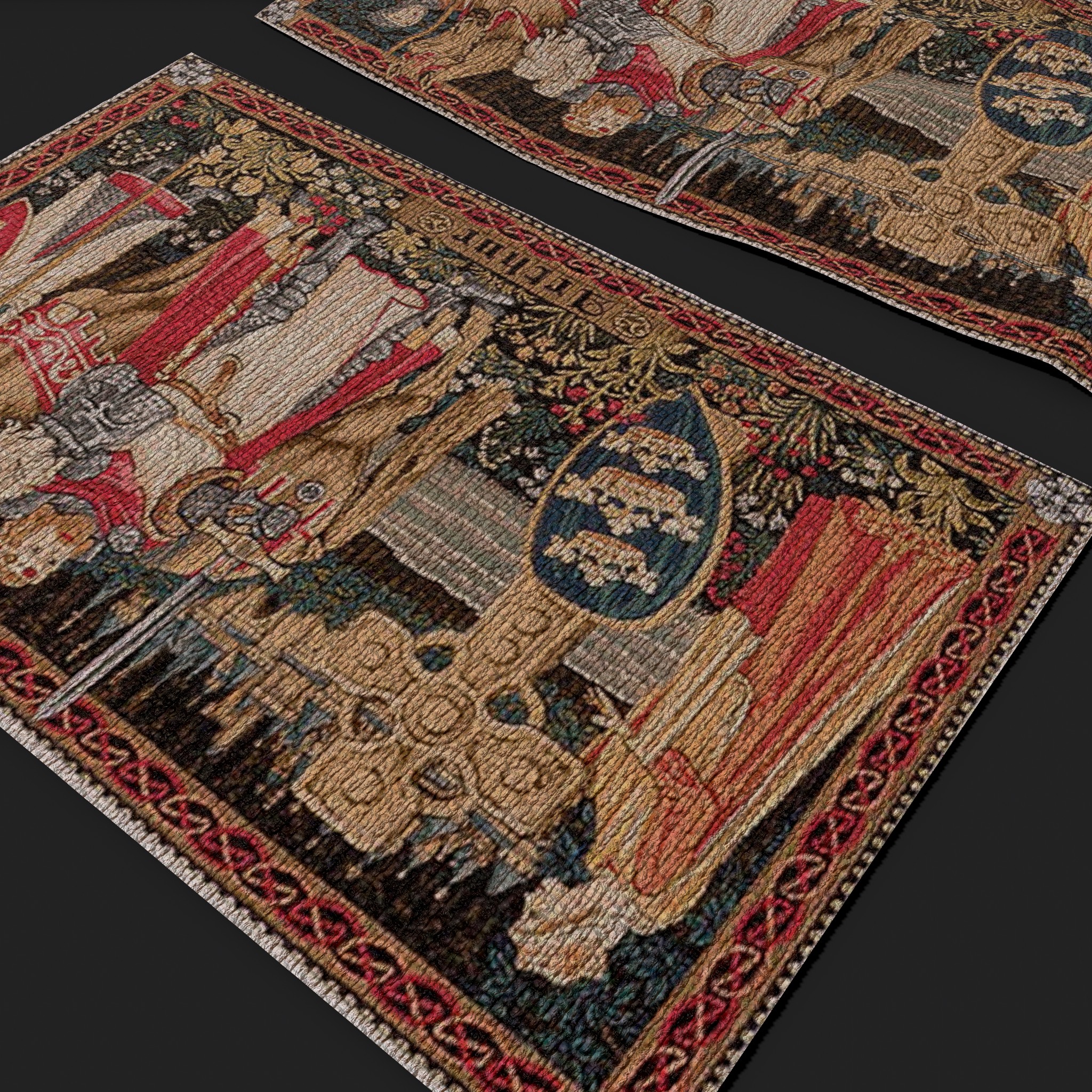 King Arthur Tapestry 3D Model by Get Dead Entertainment