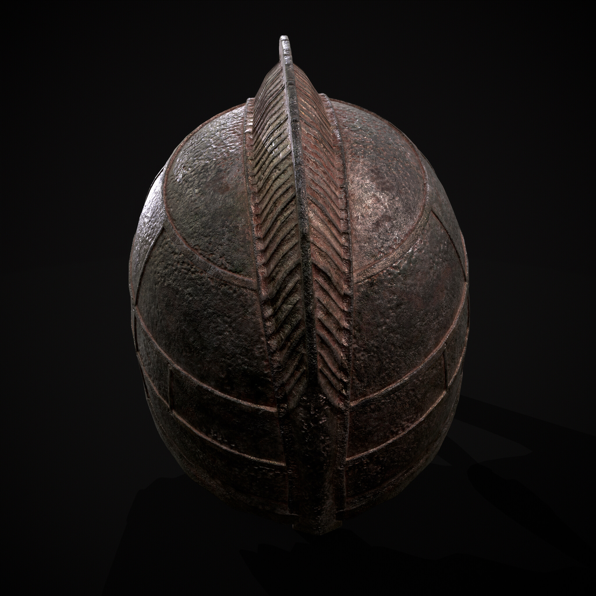 Marvelous Metal Viking Helmet 3D Model by Get Dead Entertainment