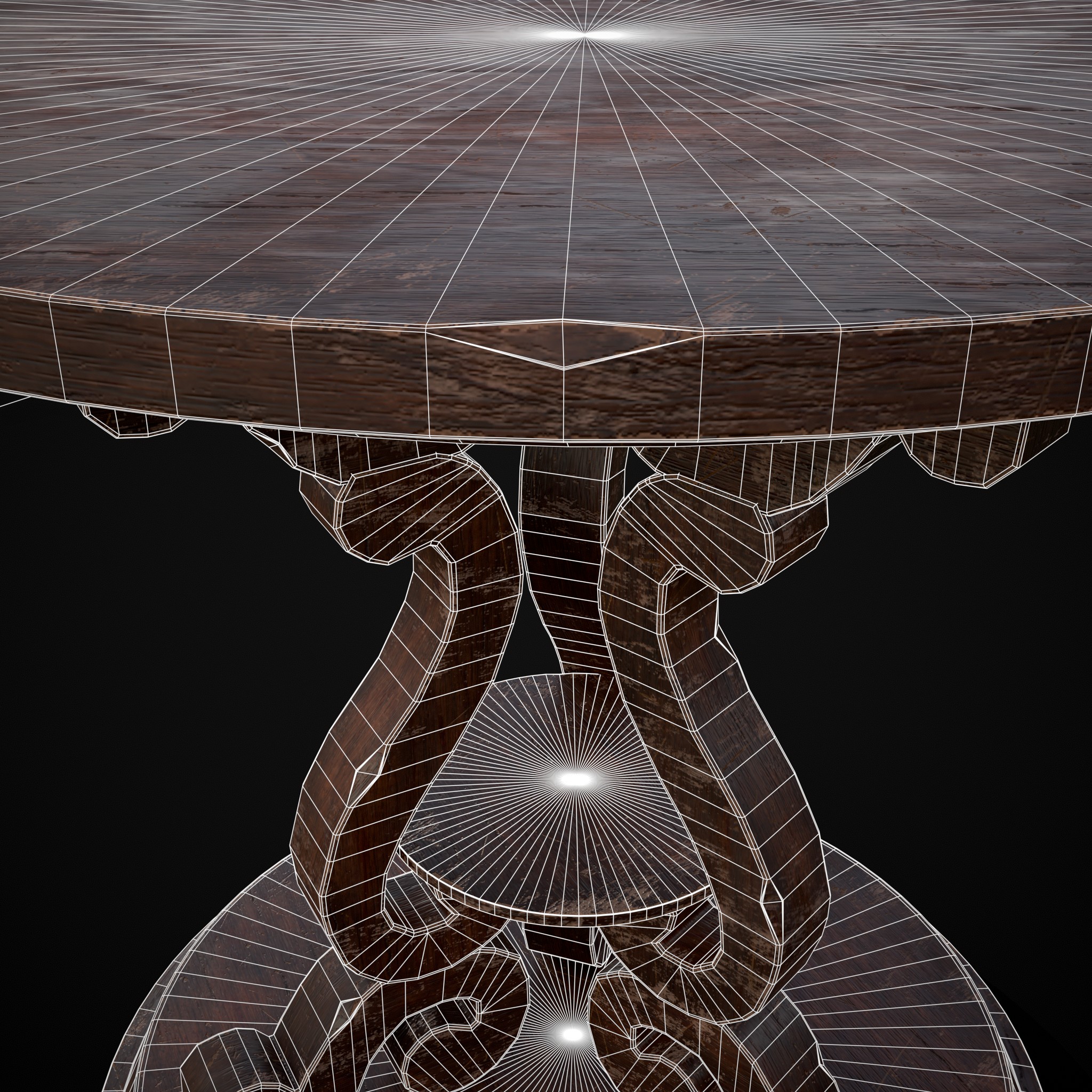 Medieval Antique Three Legged Table - 3D Model by Get Dead Entertainment