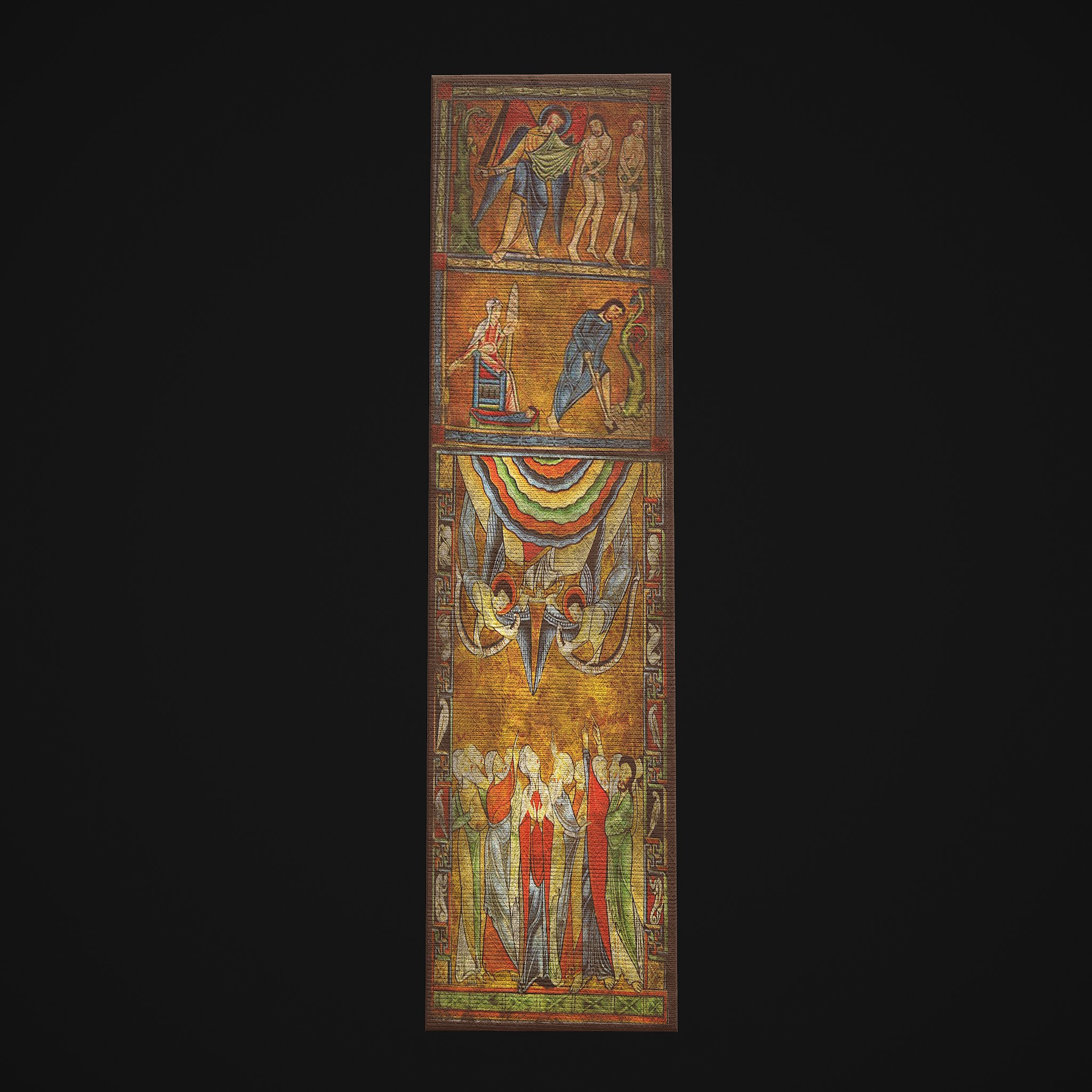 Medieval Biblical Painting 3D Model by Get Dead Entertainment