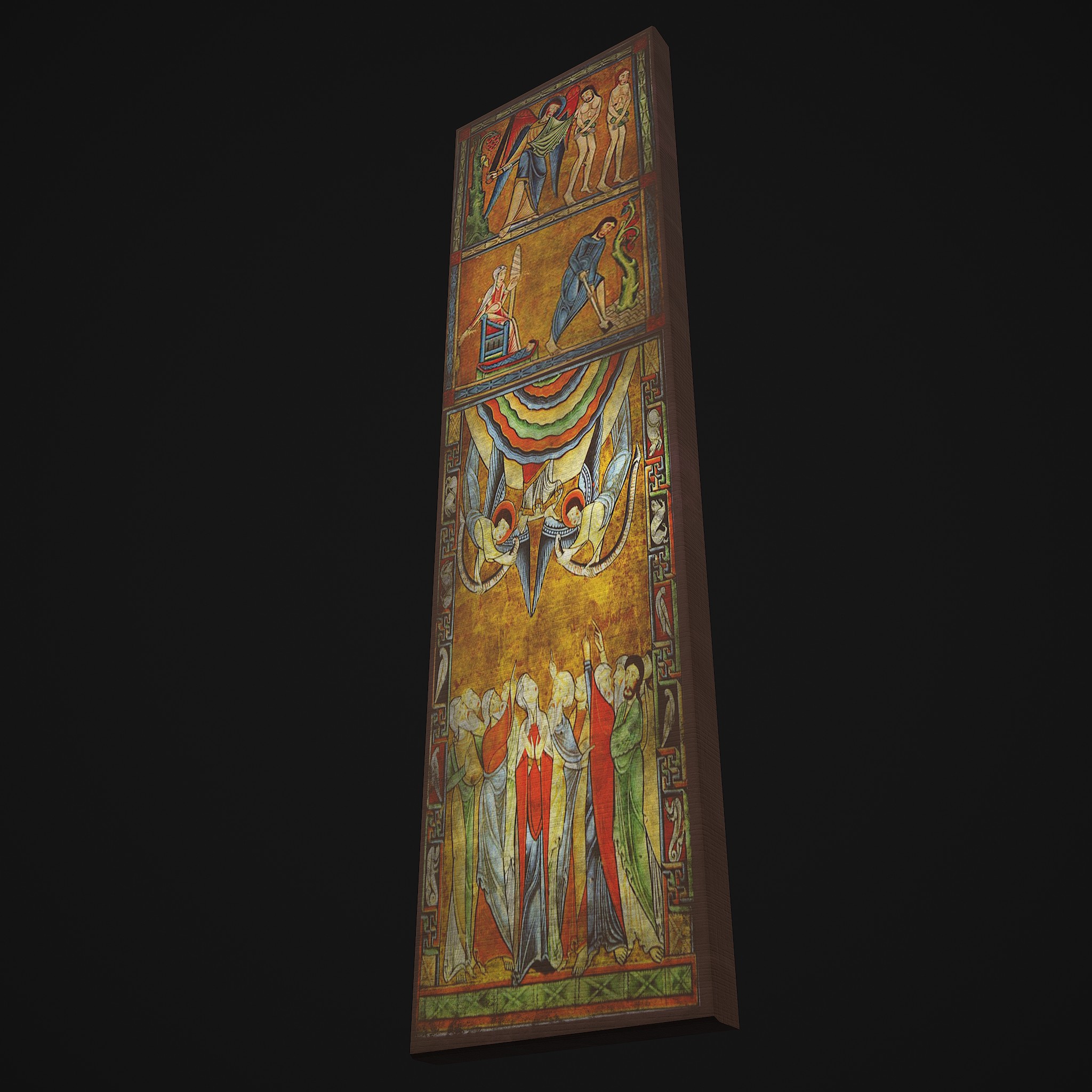 Medieval Biblical Painting 3D Model by Get Dead Entertainment