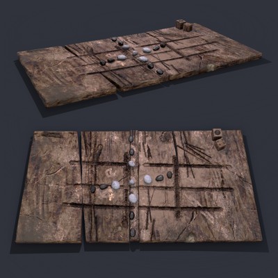 Medieval Board Game - Free 3D Model by Get Dead Entertainment