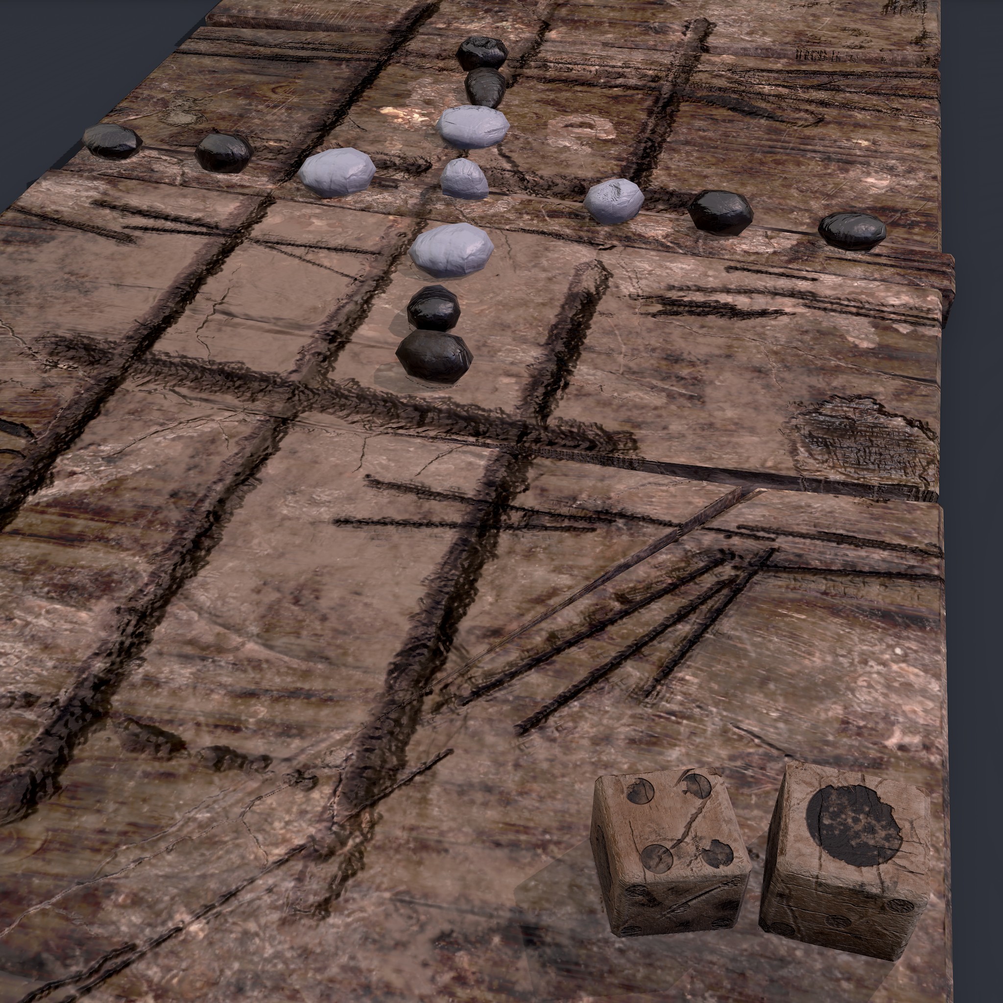 Medieval Board Game - Free 3D Model by Get Dead Entertainment
