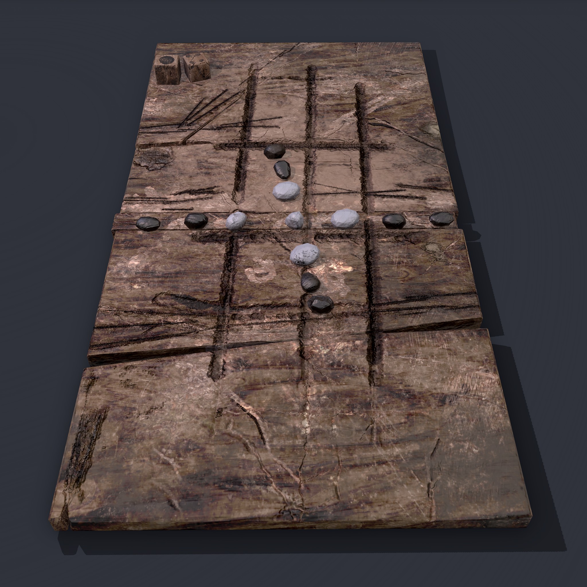 Medieval Board Game - Free 3D Model by Get Dead Entertainment
