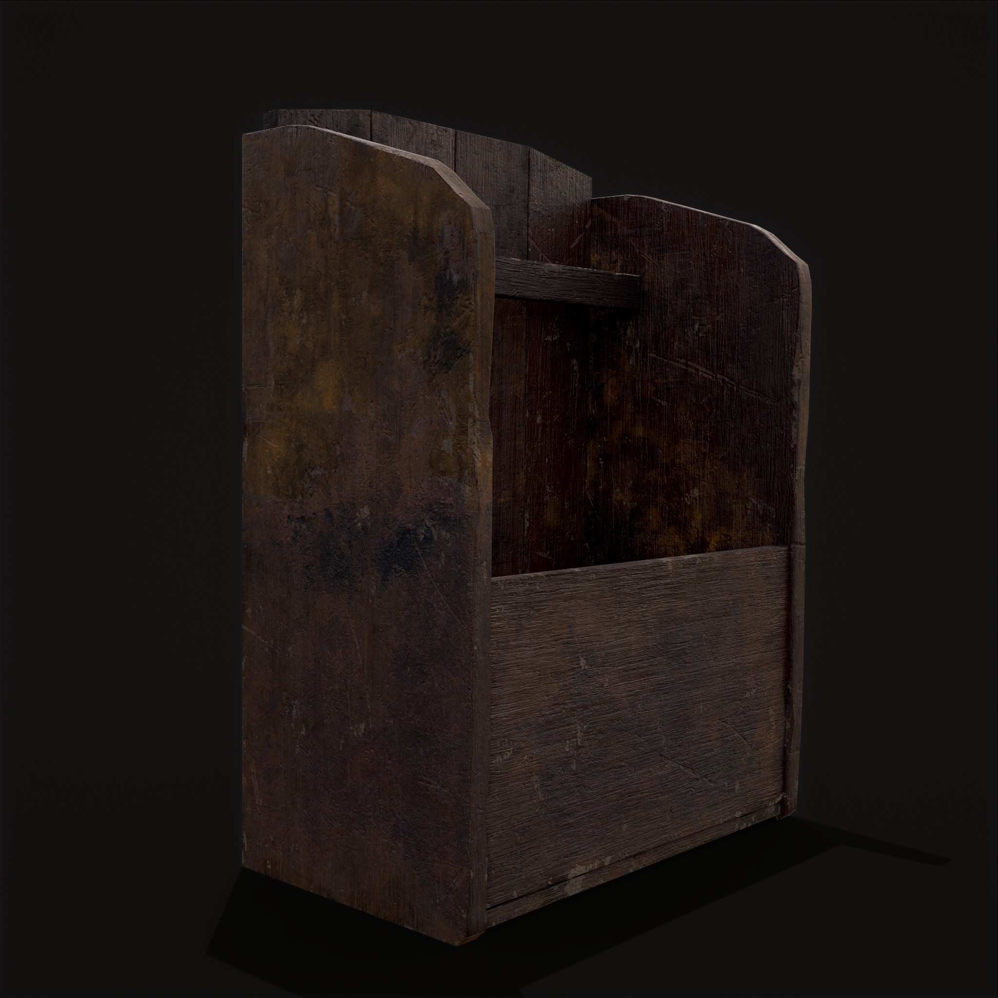 Medieval Plate Rack Medieval Countertop Dishes Rack - 3D Model by Get Dead Entertainment