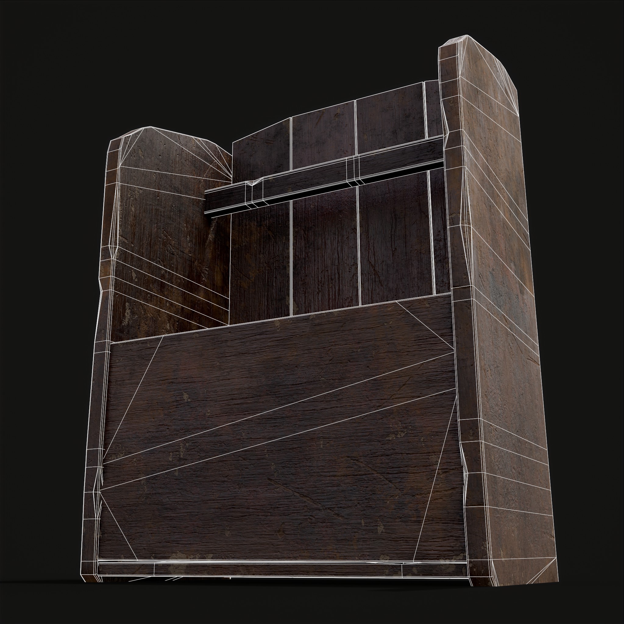 Medieval Countertop Dishes Rack - 3D Model by Get Dead Entertainment