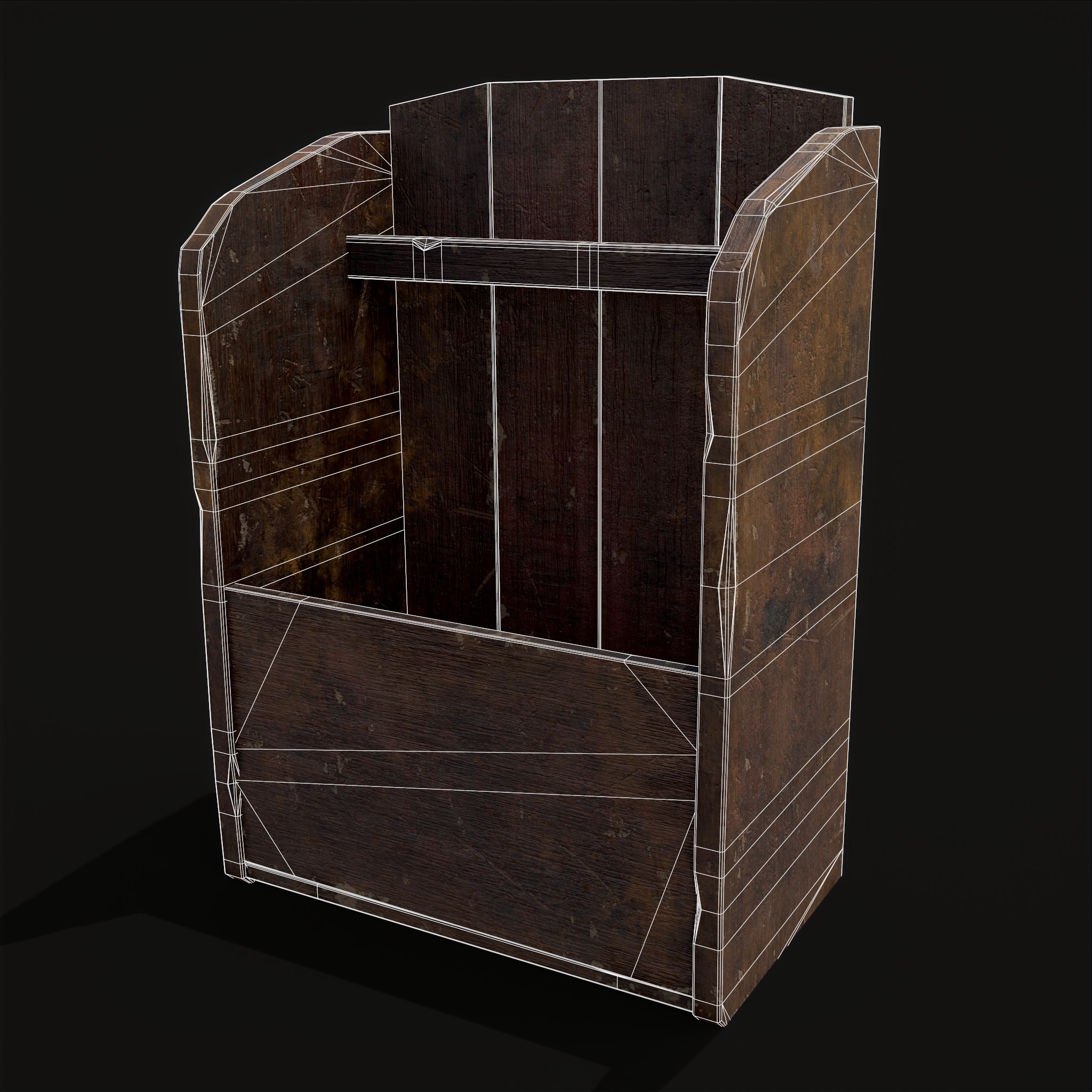 Medieval Countertop Dishes Rack - 3D Model by Get Dead Entertainment