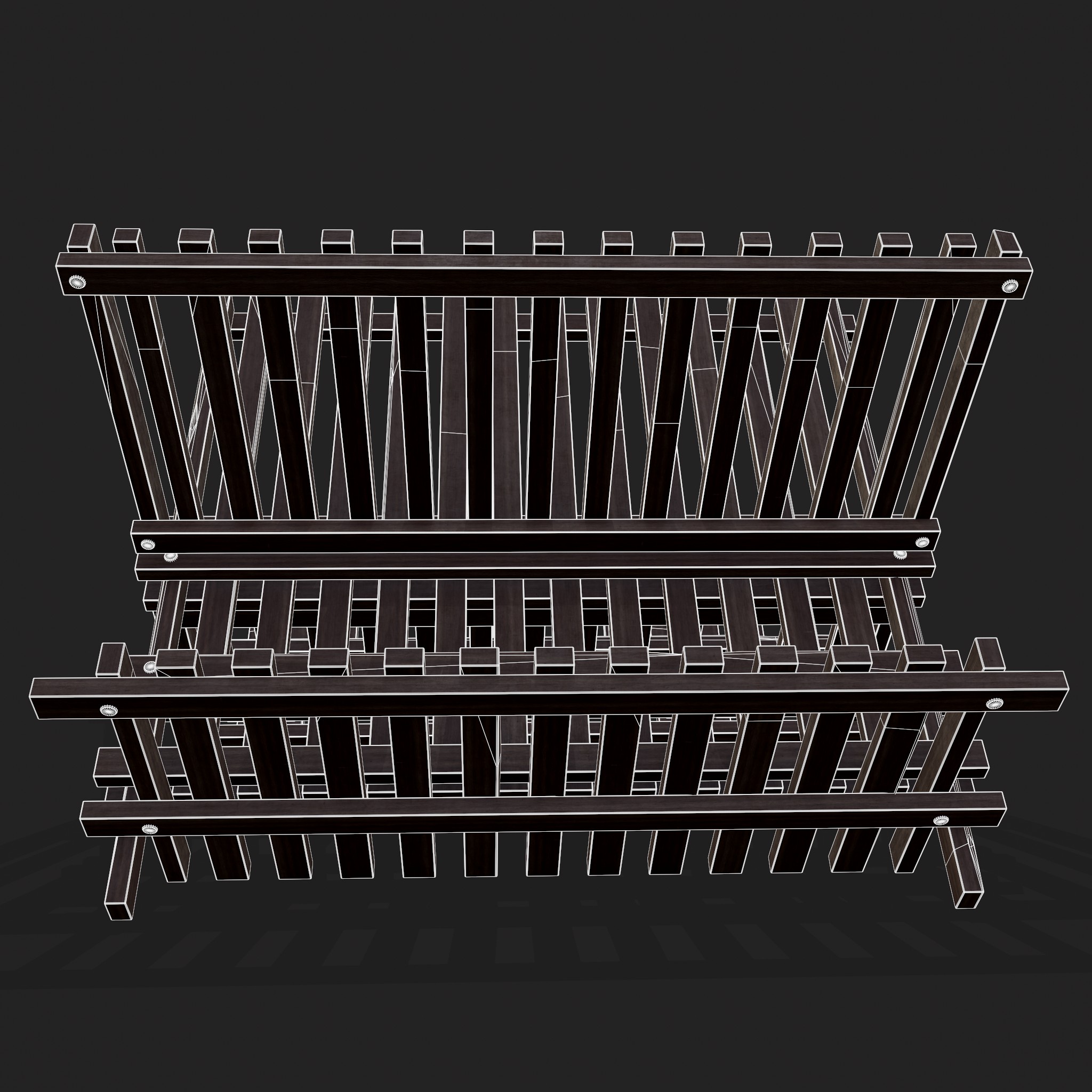 Medieval Dish Rack - 3D Model by Get Dead Entertainment