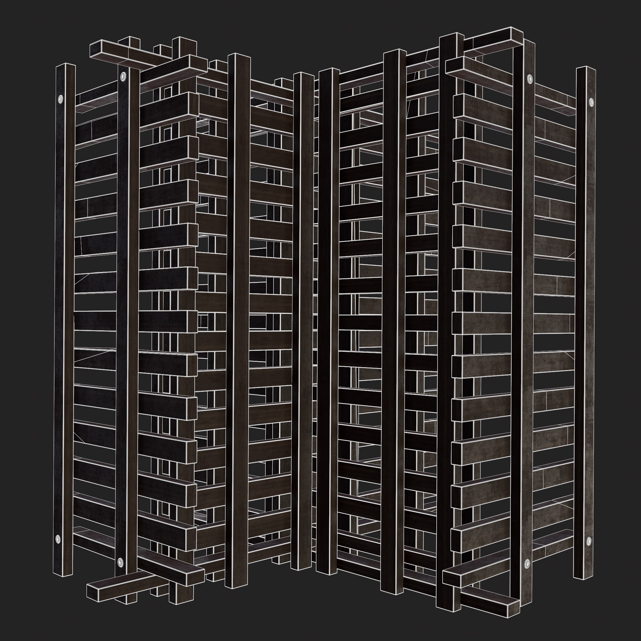 Medieval Dish Rack - 3D Model by Get Dead Entertainment
