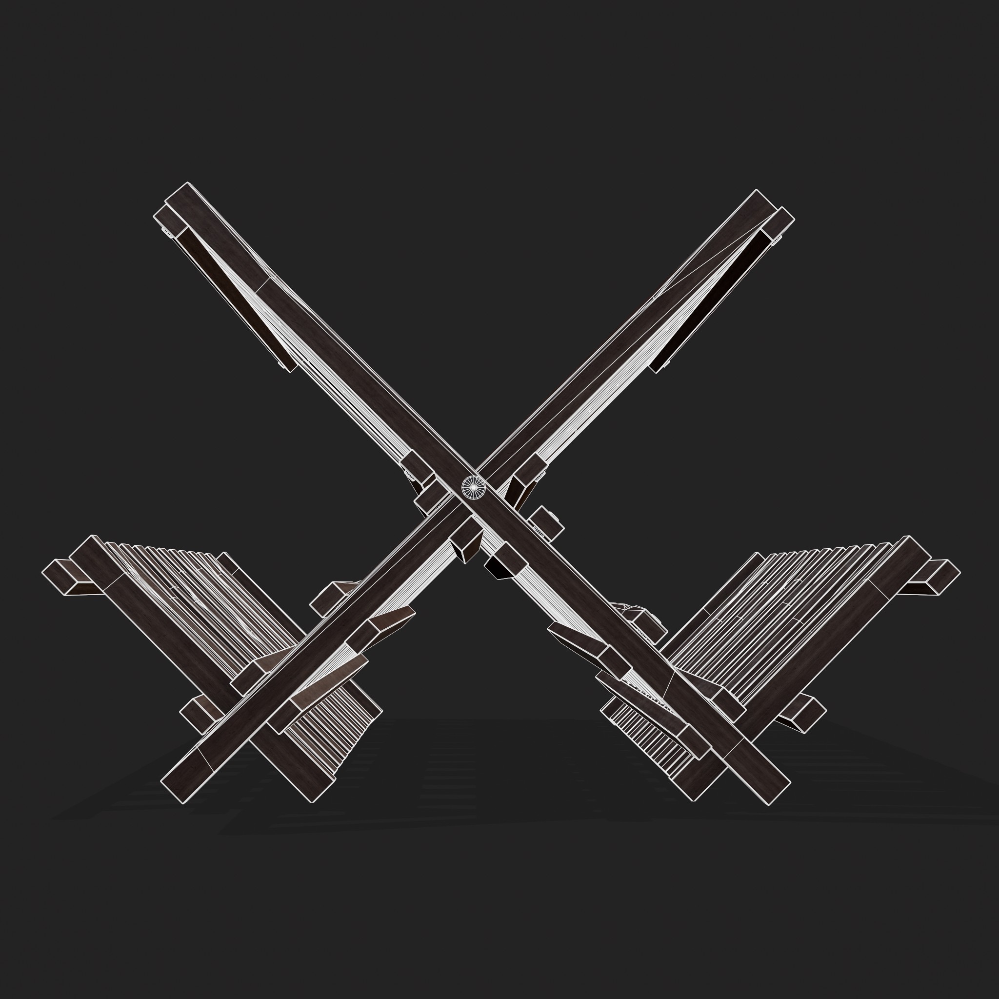 Medieval Dish Rack - 3D Model by Get Dead Entertainment