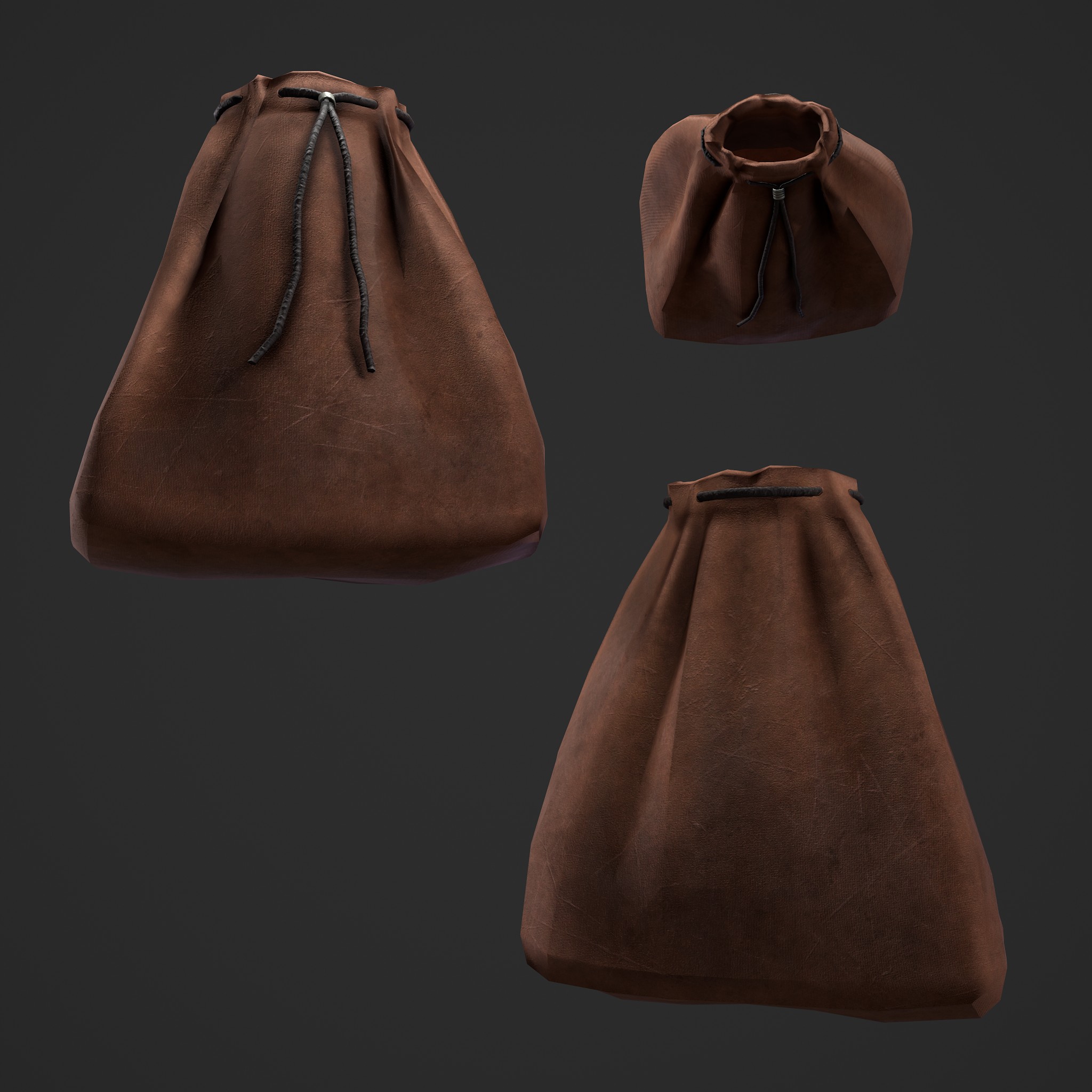 Medieval Drawstring Bag - 3D Model by Get Dead Entertainment