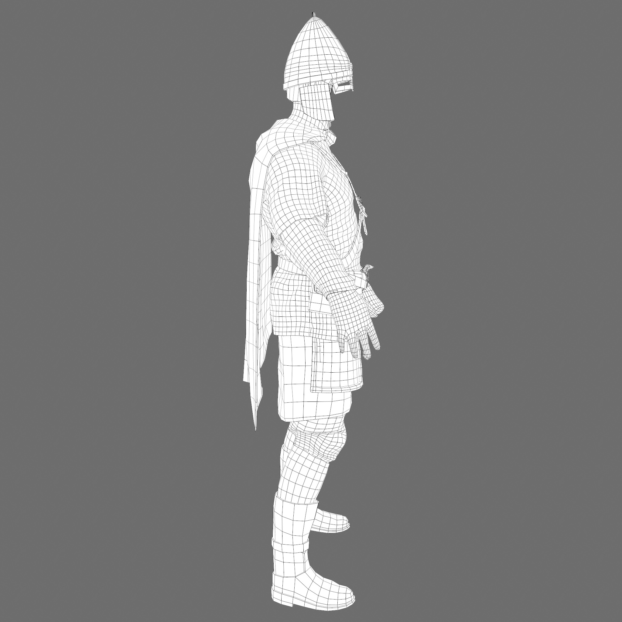 Medieval Guard Clothes 3D Model by Get Dead Entertainment