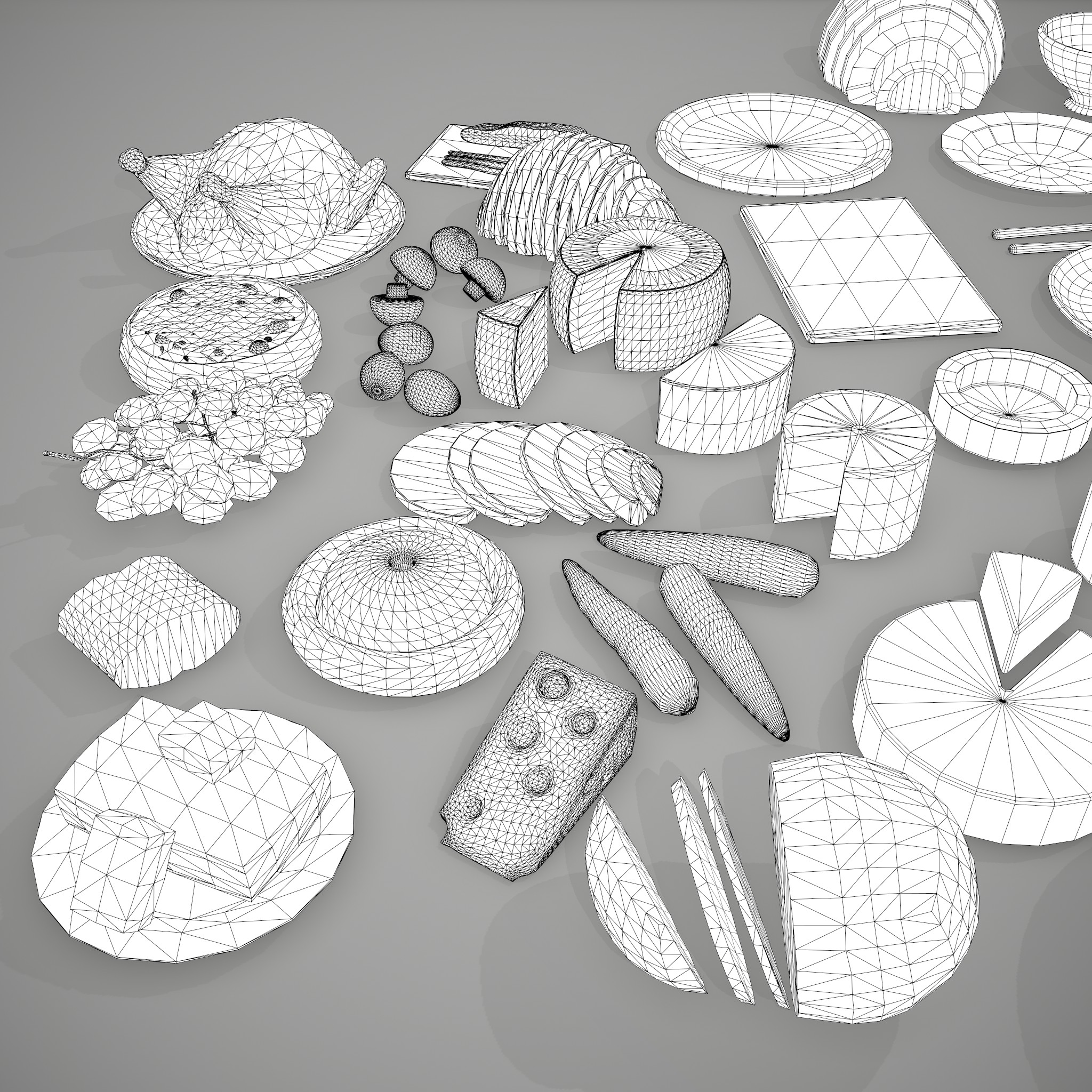 Medieval Kitchen Essentials - 3D Model by Get Dead Entertainment