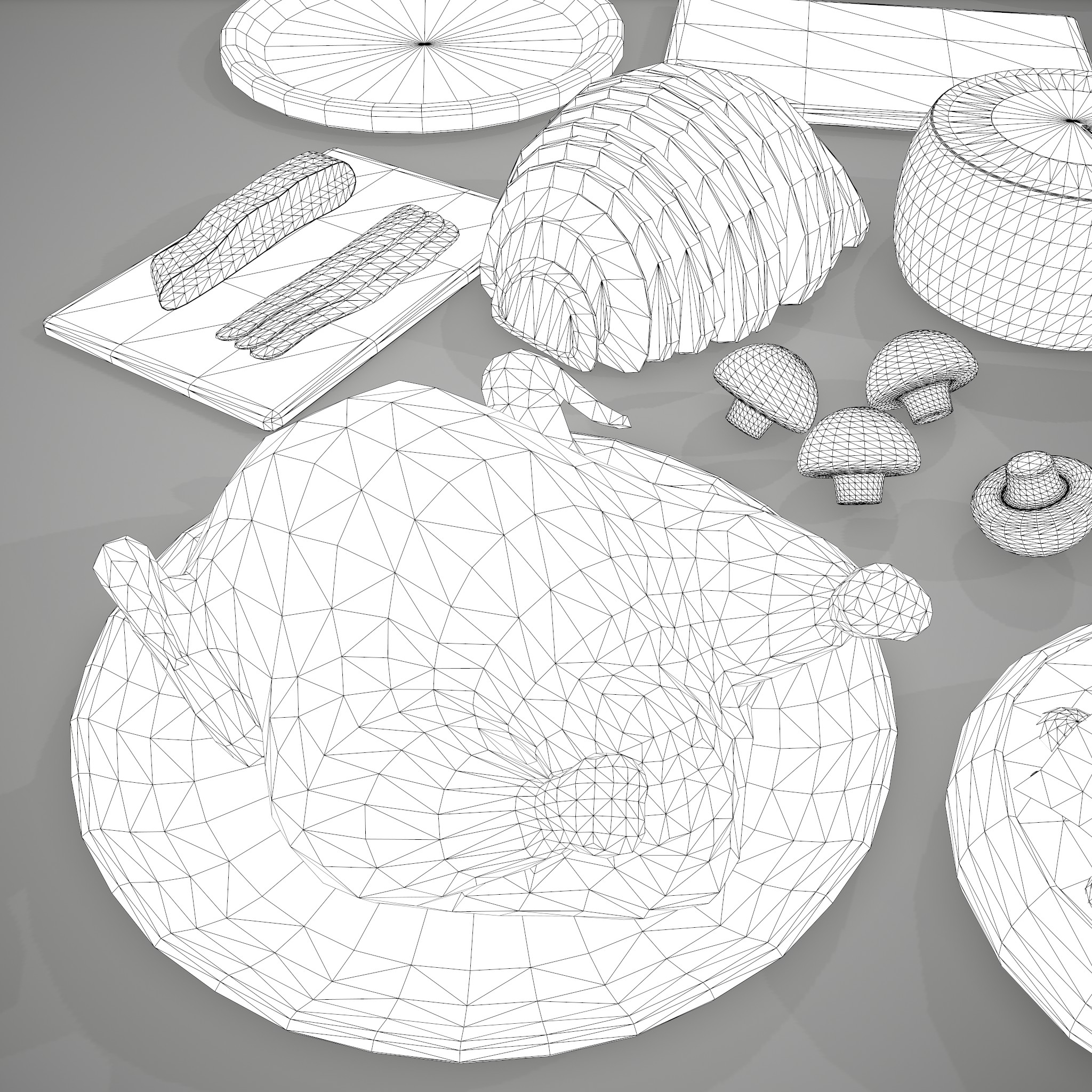 Medieval Kitchen Essentials - 3D Model by Get Dead Entertainment