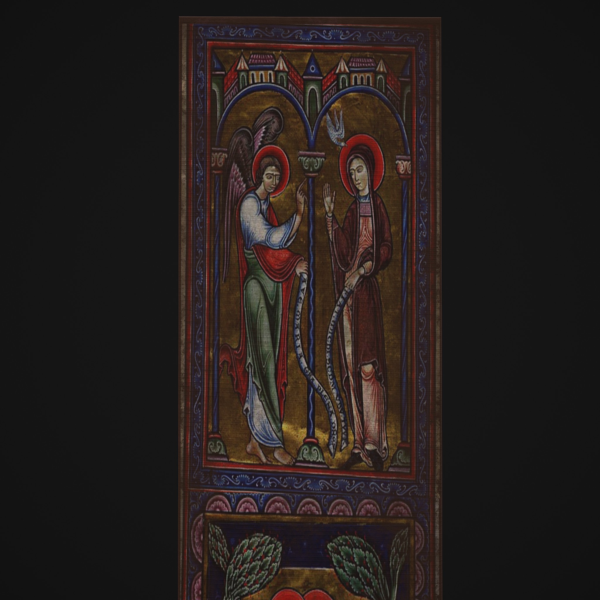 Medieval Manuscript 2 Painting - 3D Model by Get Dead Entertainment