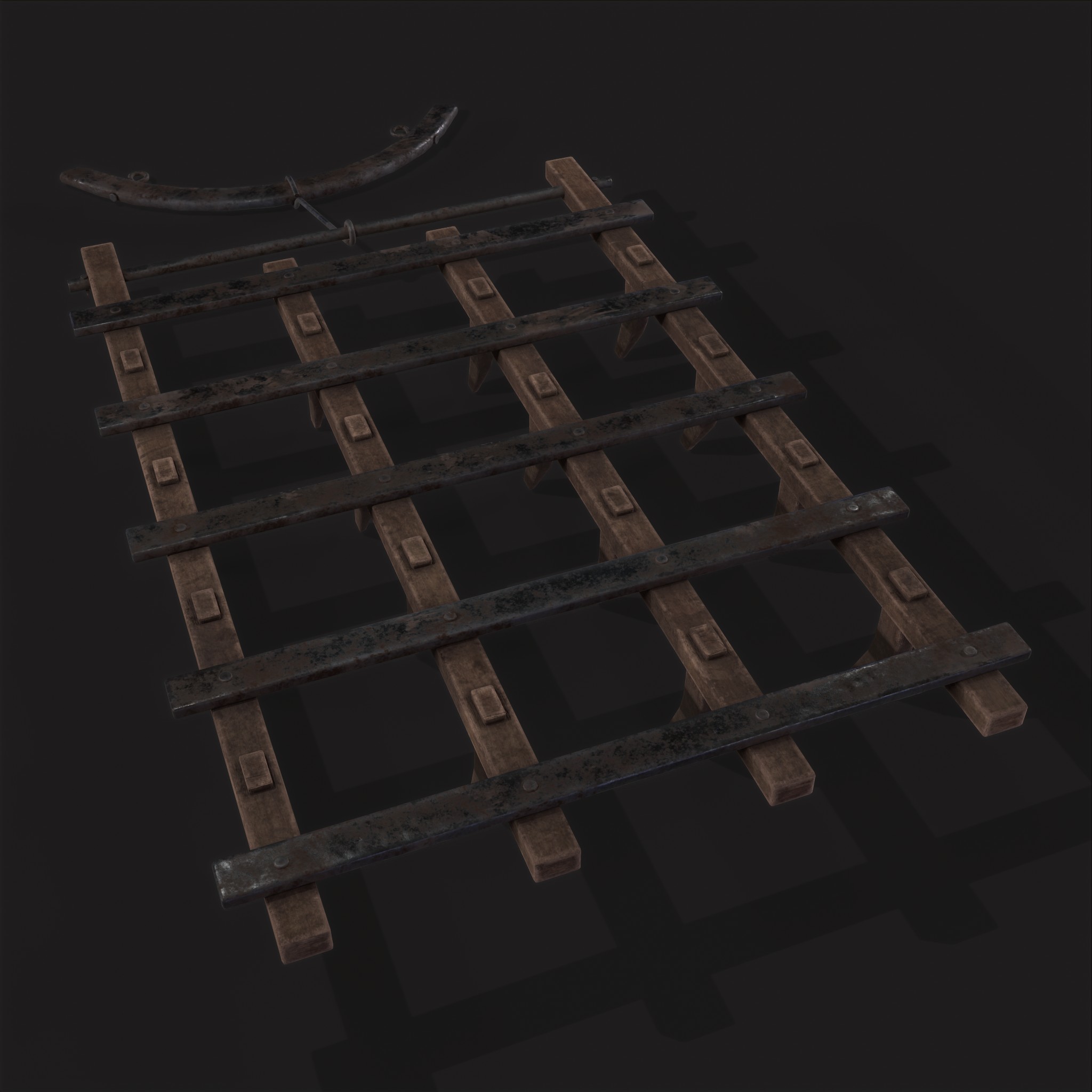 Medieval Pull Farming Plow 3D Model by Get Dead Entertainment