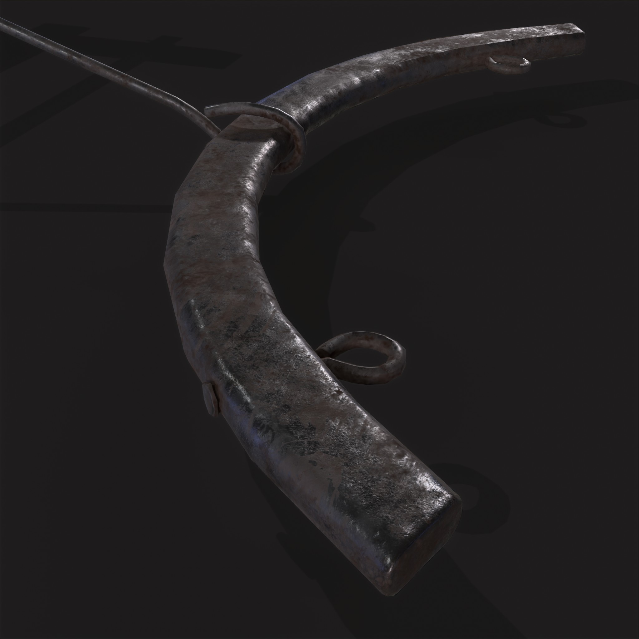 Medieval Pull Farming Plow 3D Model by Get Dead Entertainment