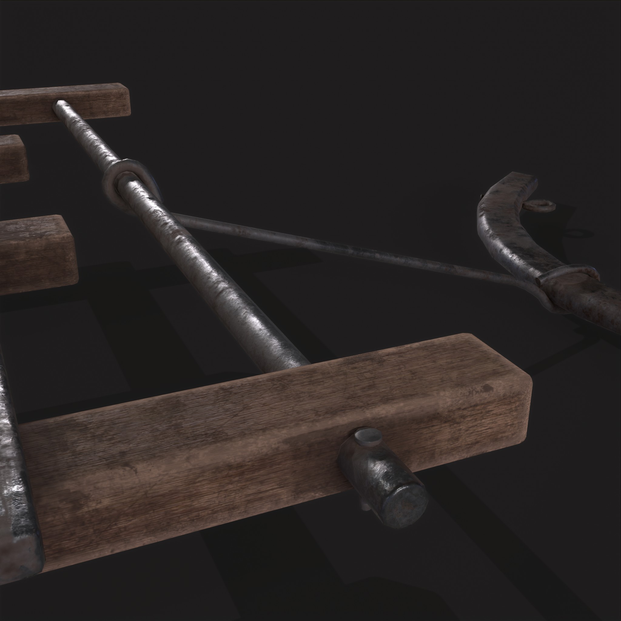 Medieval Pull Farming Plow 3D Model by Get Dead Entertainment