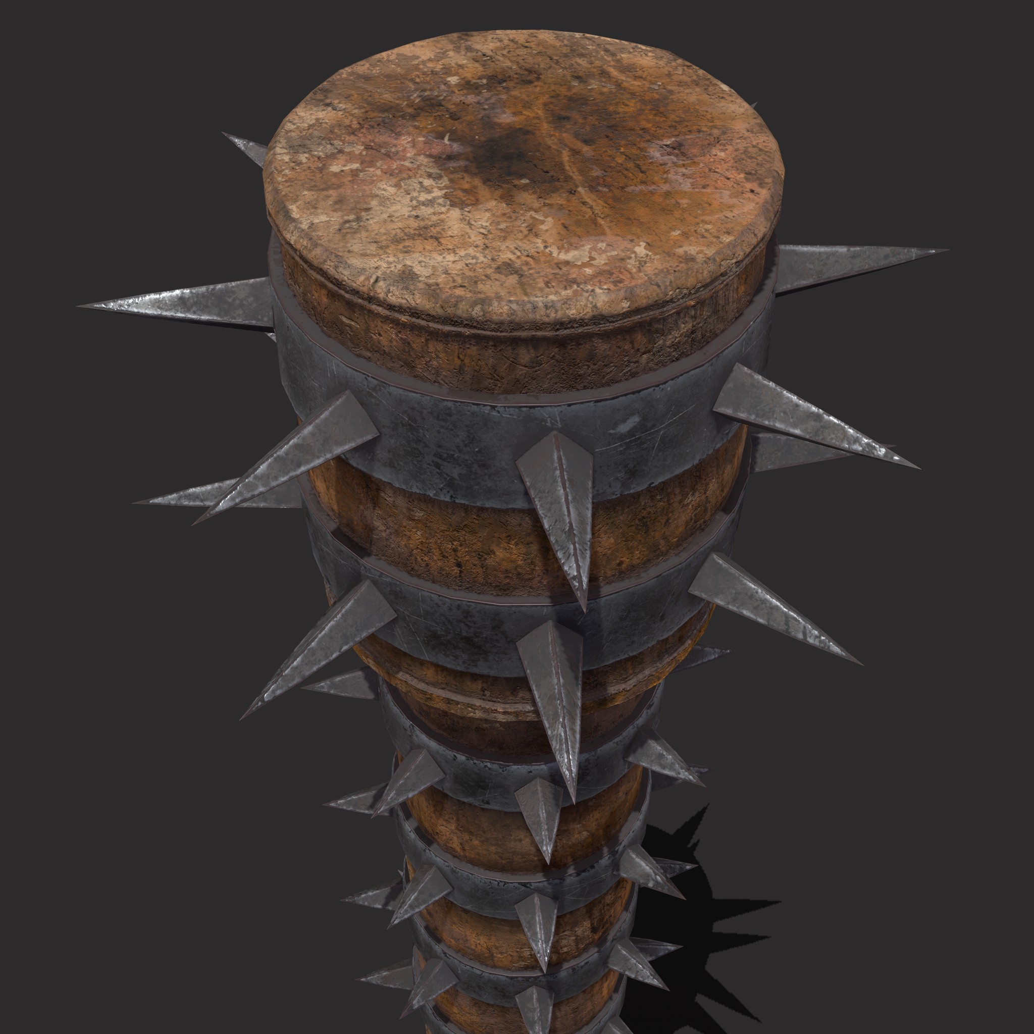 Medieval Spiked Mace 3D Model by Get Dead Entertainment