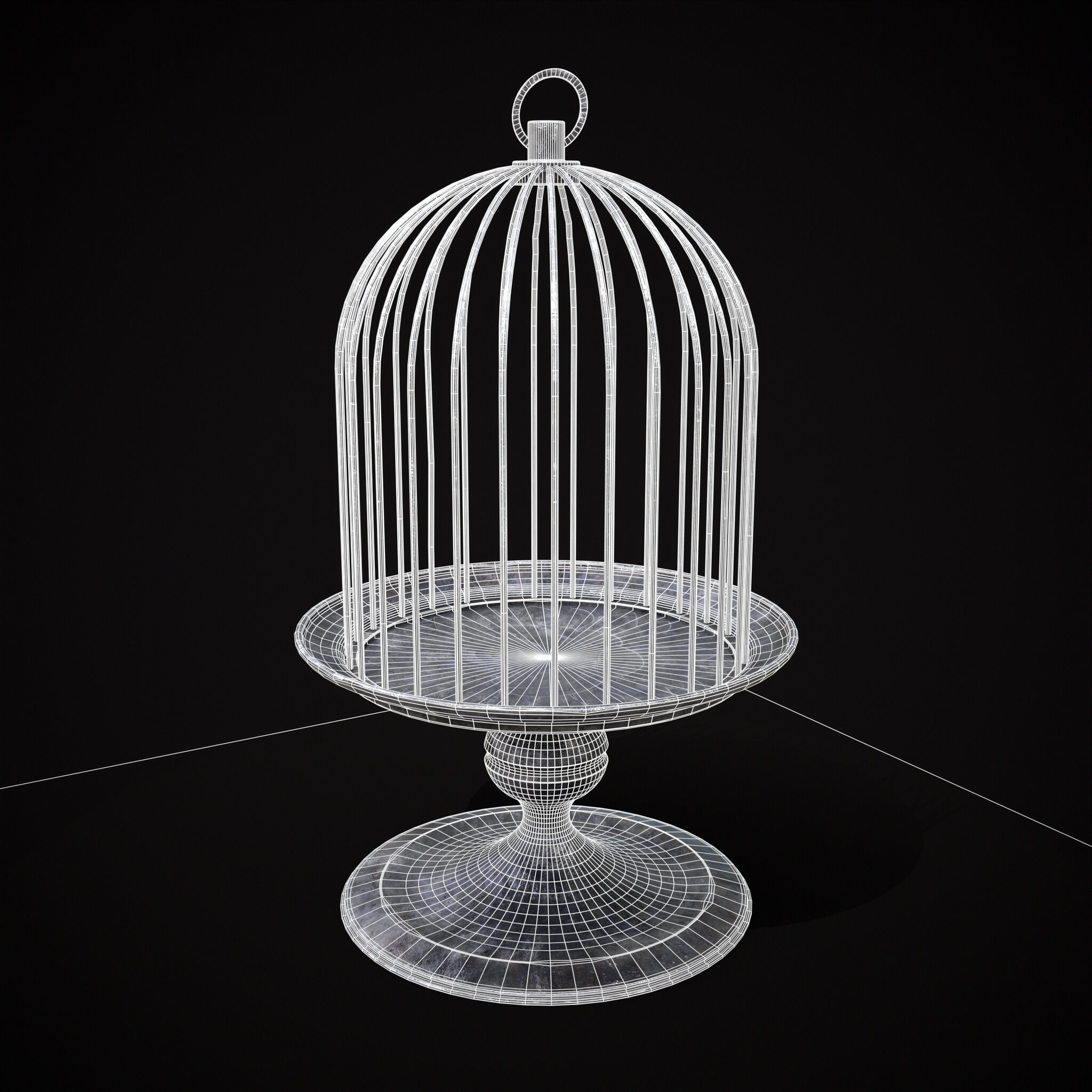 Metal Bird Cage 3D Model by Get Dead Entertainment