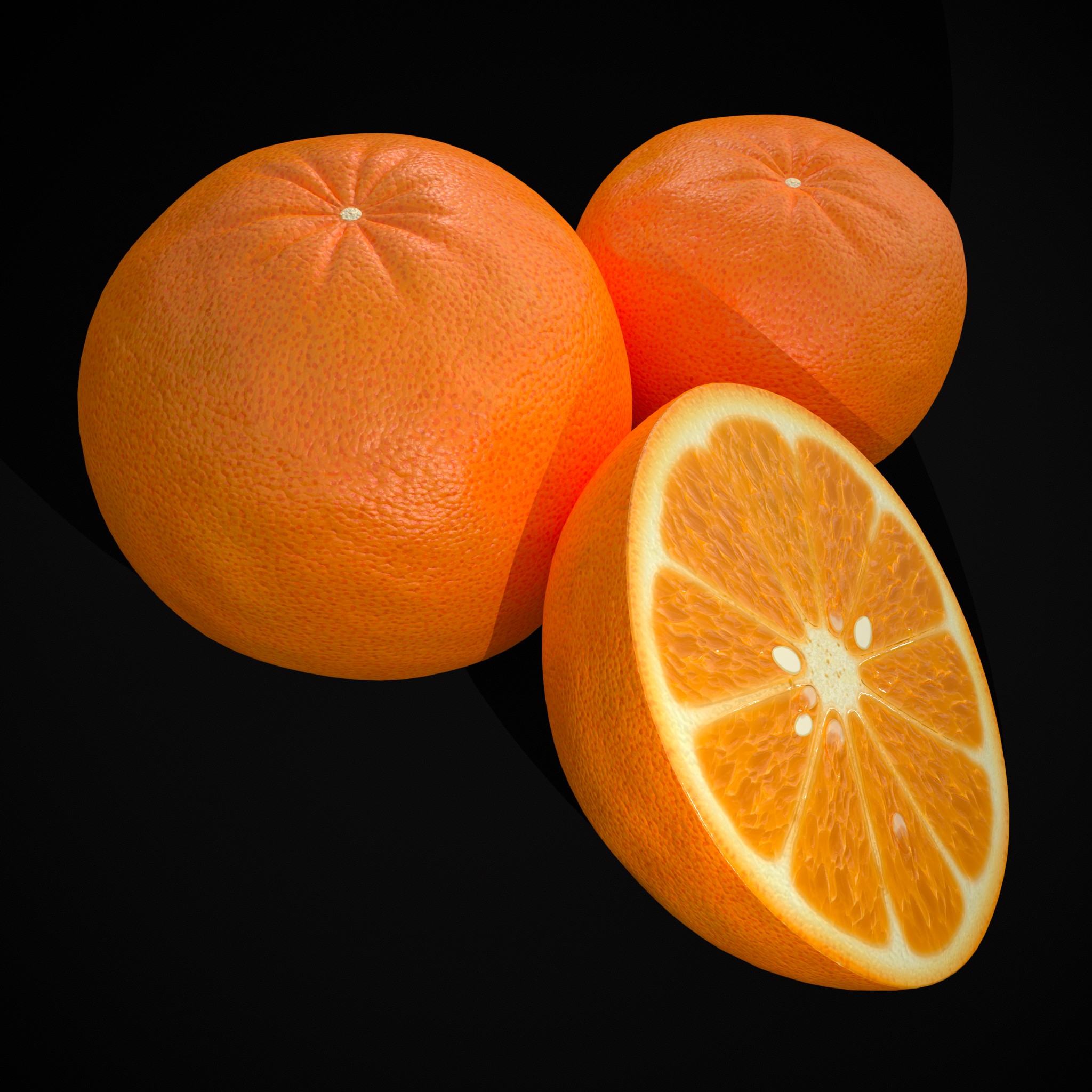 Navel Oranges 3D Model by Get Dead Entertainment