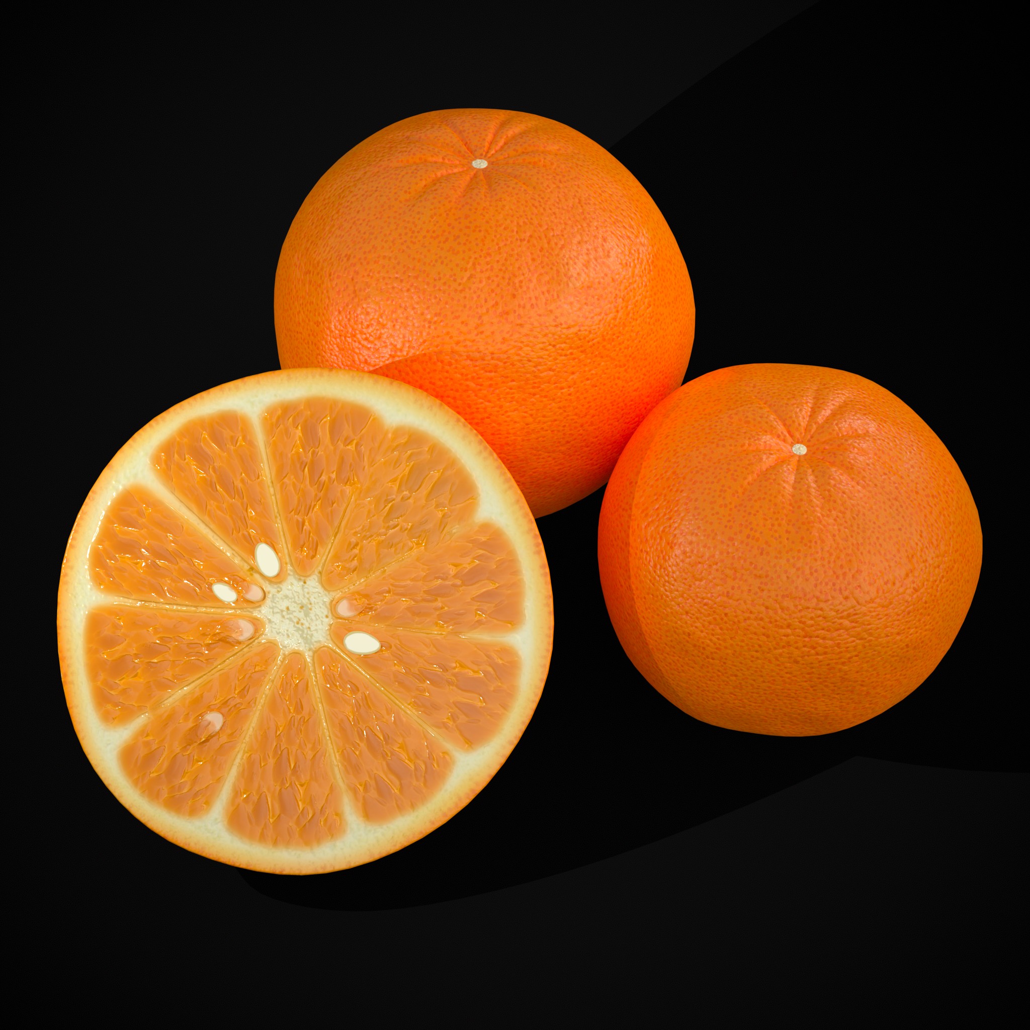 Navel Oranges 3D Model by Get Dead Entertainment