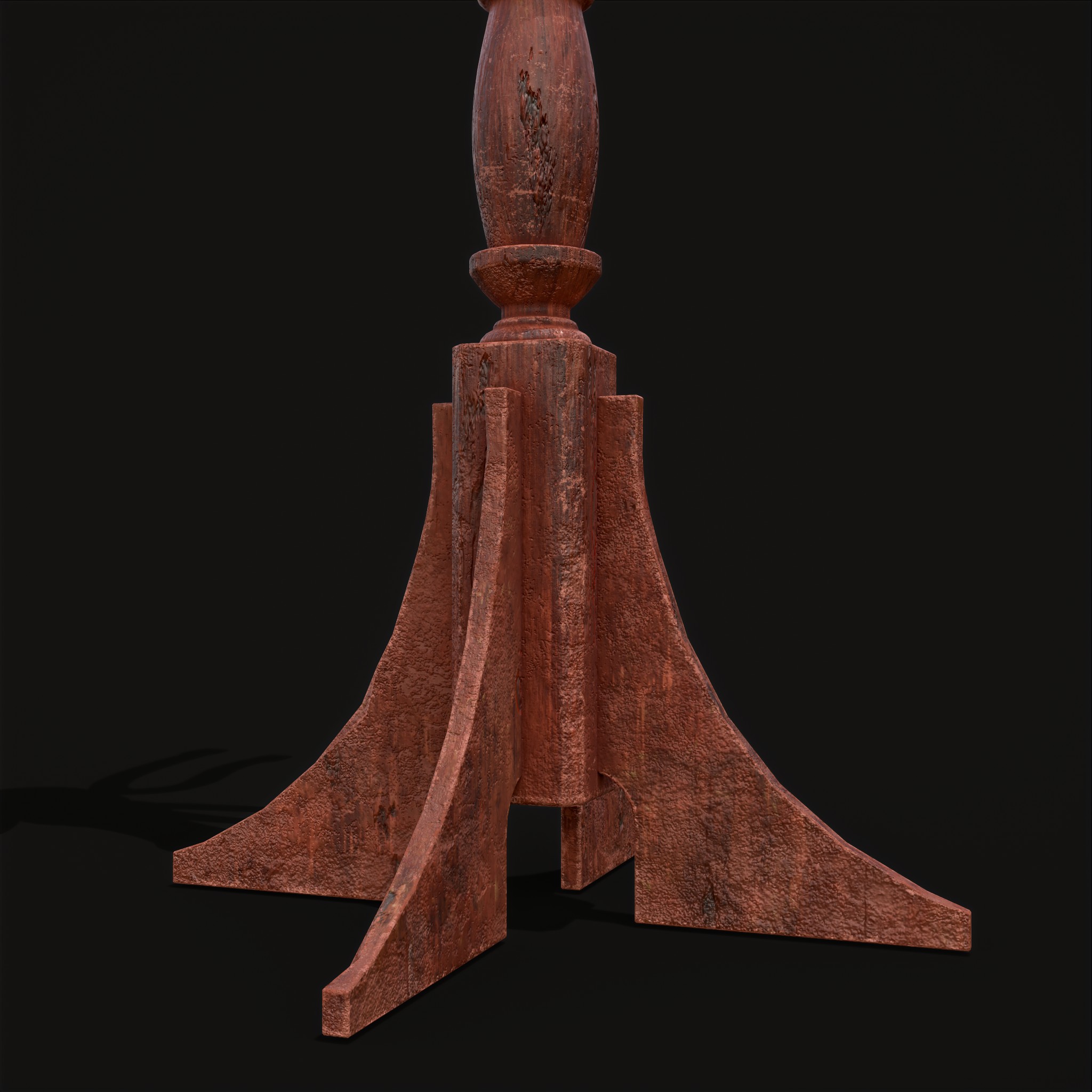 Ornate Wooden Coat Rack 3D Model by Get Dead Entertainment