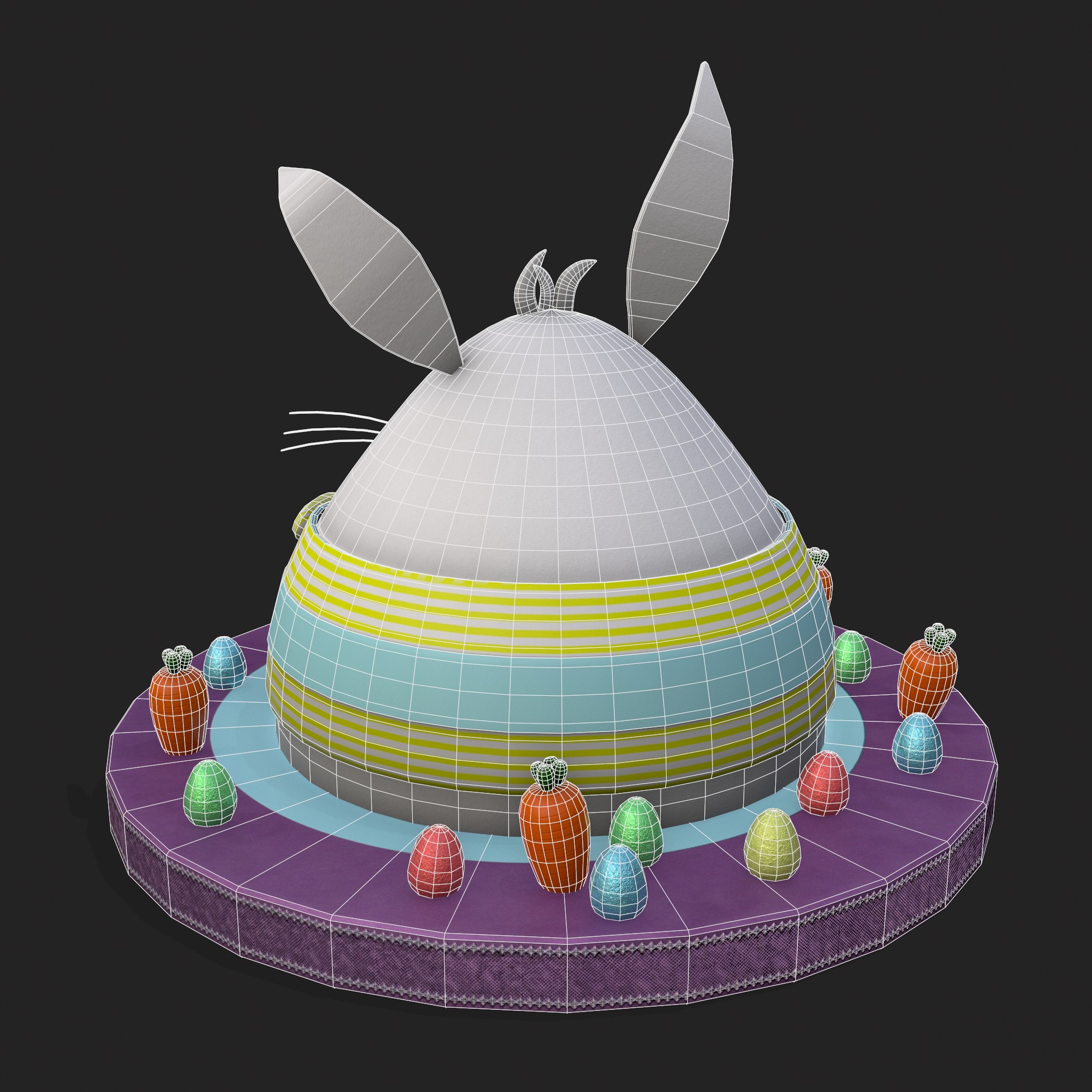 Plump Rabbit Cake - 3D Model by Get Dead Entertainment