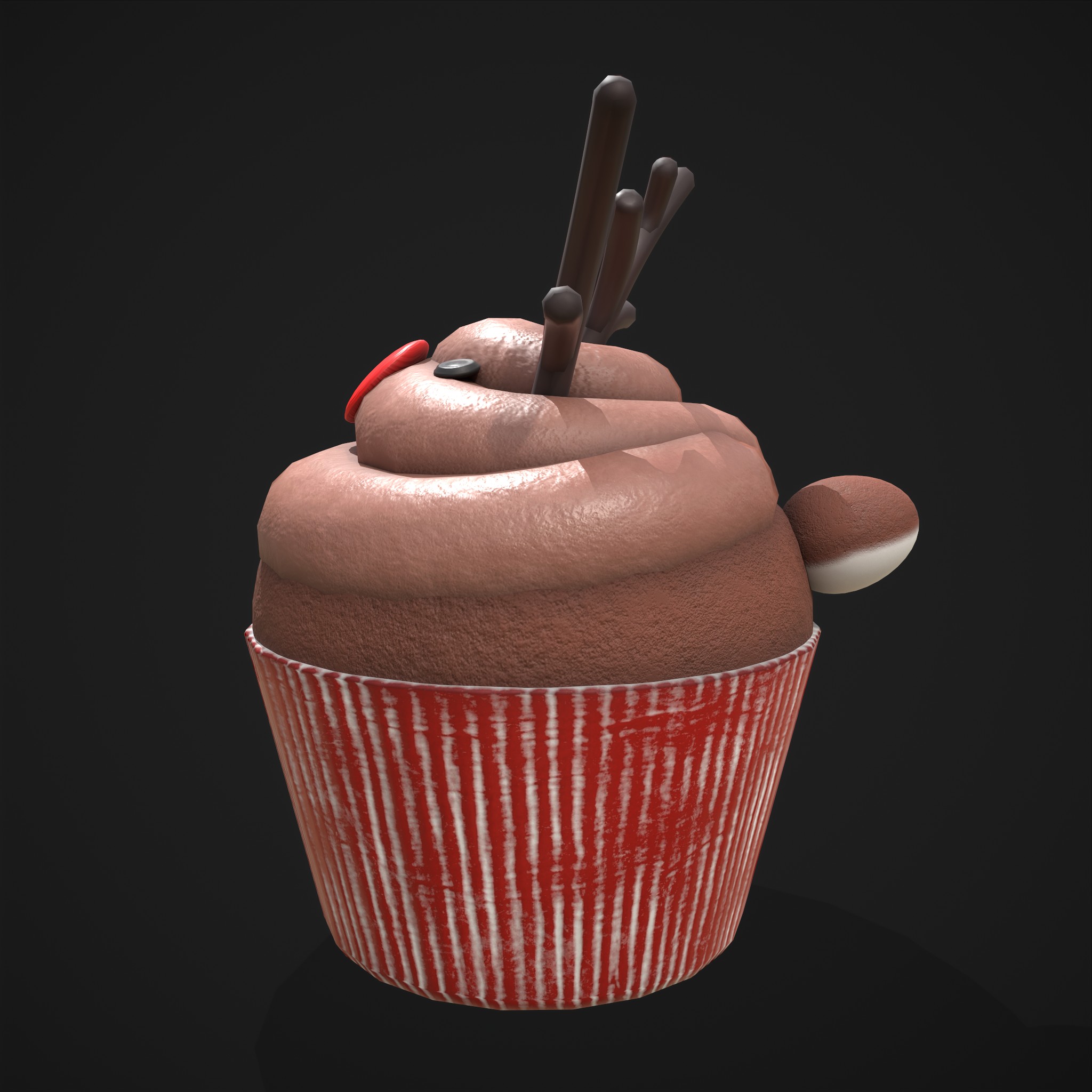Reindeer Cupcake - 3D Model by Get Dead Entertainment