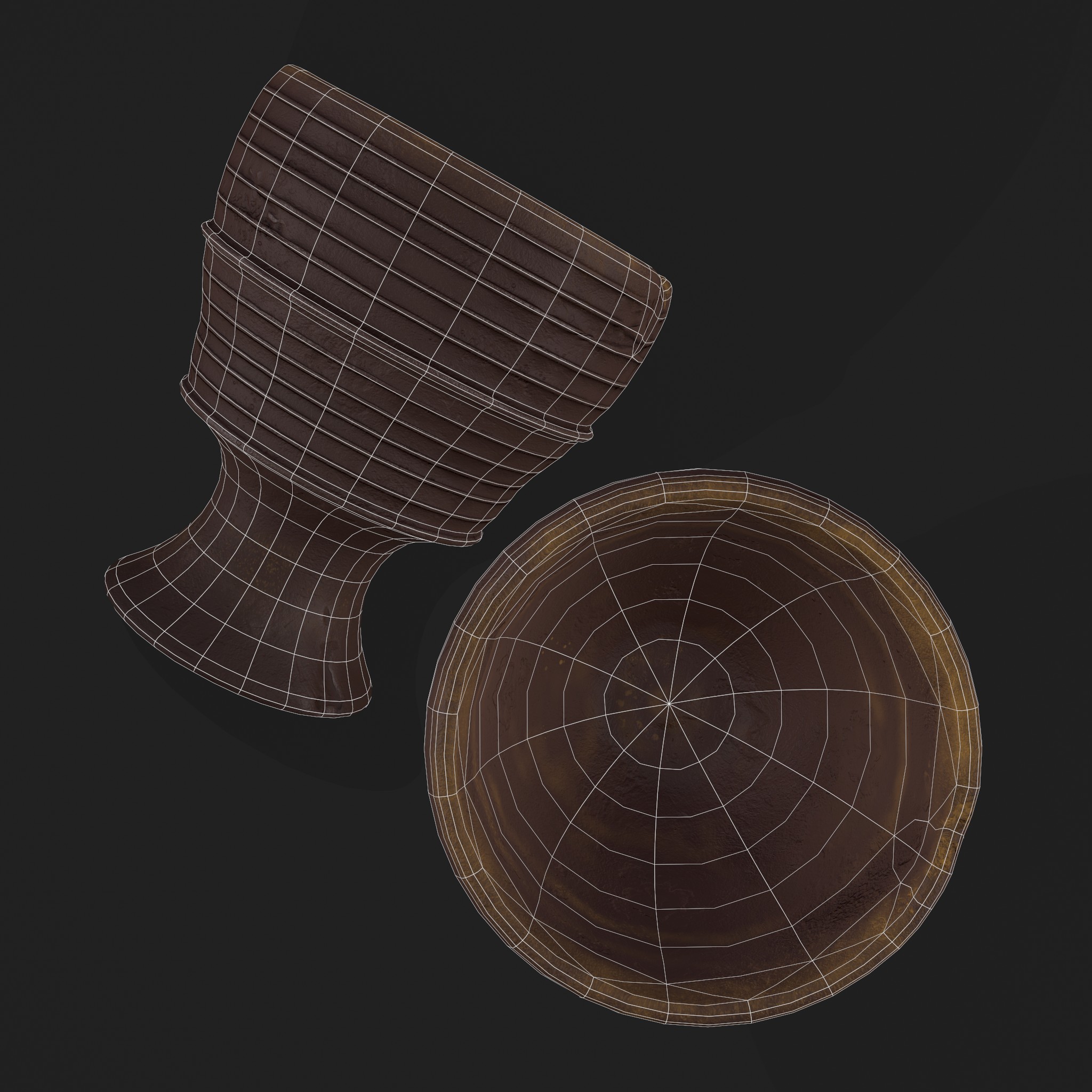 Ribbed Clay Chalice 3D Model By Get Dead Entertainment