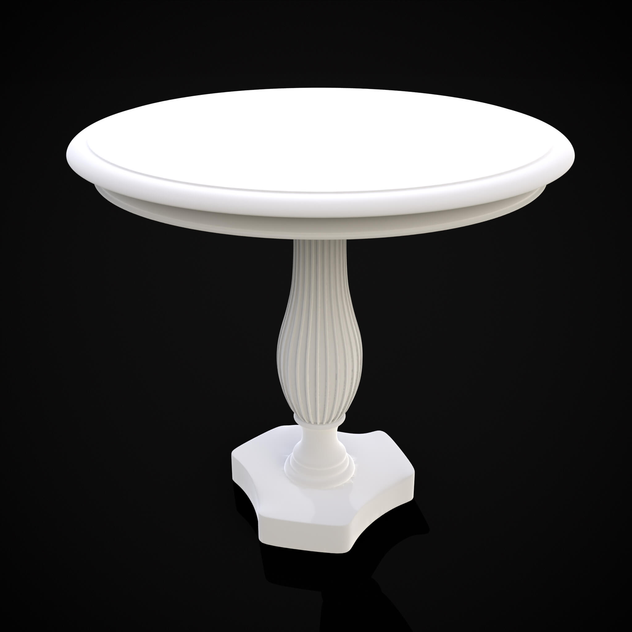 Round Garden Table 3D Model by Get Dead Entertainment