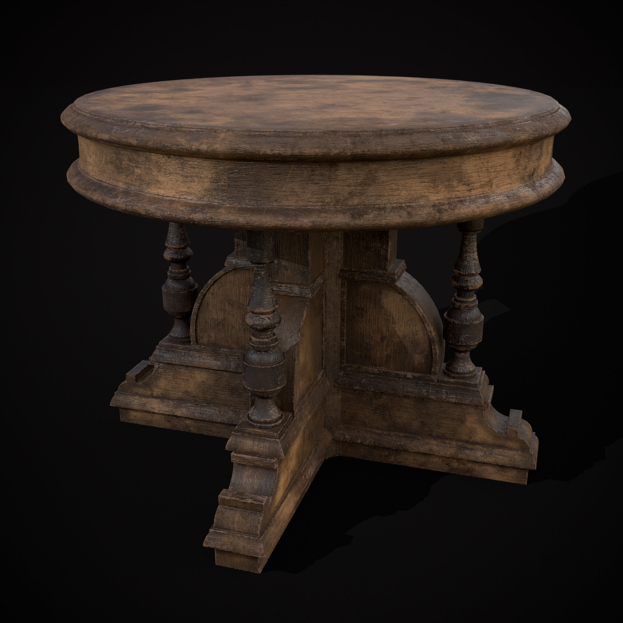 Round Renaissance Table Round Renaissance Table - 3D Model by Get Dead Entertainment