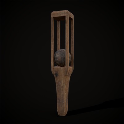 Medieval Rattle Rustic Medieval Baby Rattle Toy - 3D Model by Get Dead Entertainment