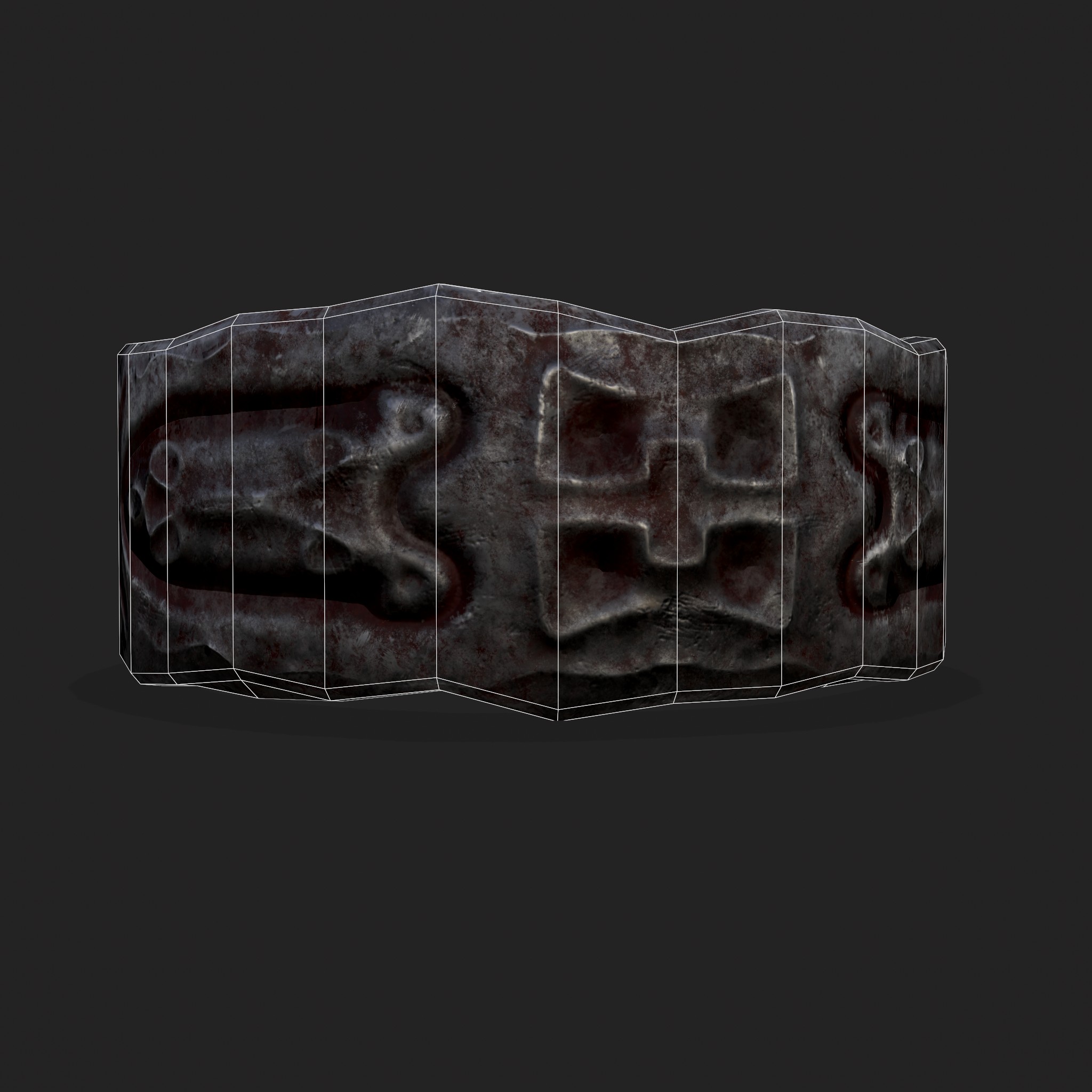 Rusting Medieval Iron Ring 3D Model by Get Dead Entertainment