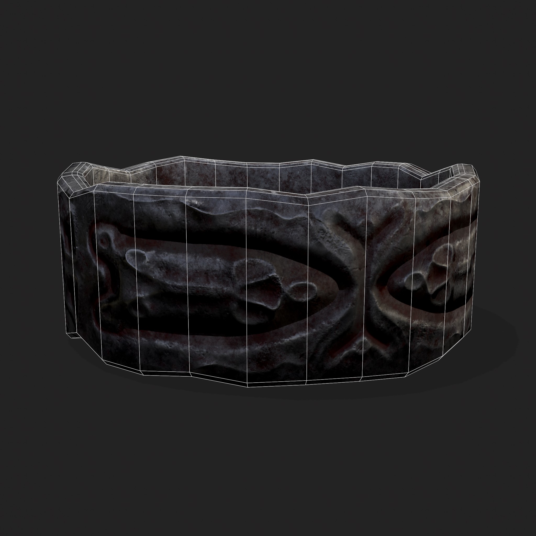 Rusting Medieval Iron Ring 3D Model by Get Dead Entertainment