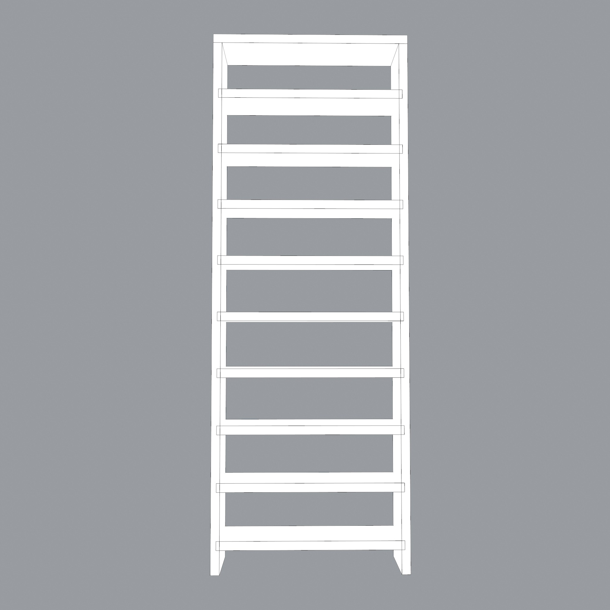 Shelves Stand Free 3D Model by Get Dead Entertainment