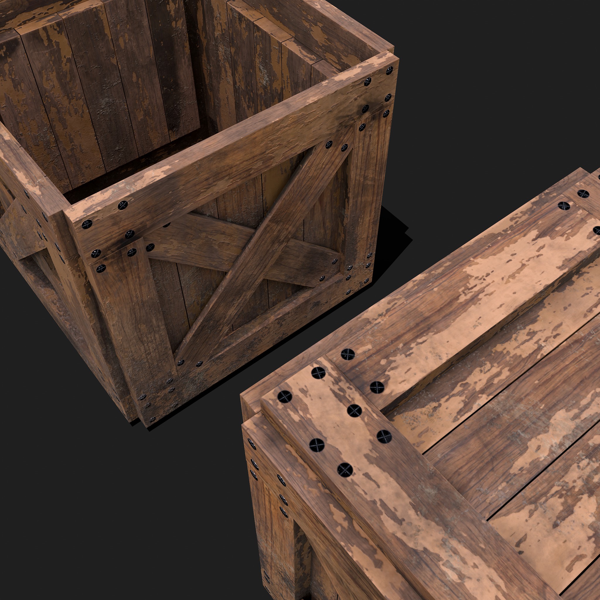 Small Crate 3D Model by Get Dead Entertainment
