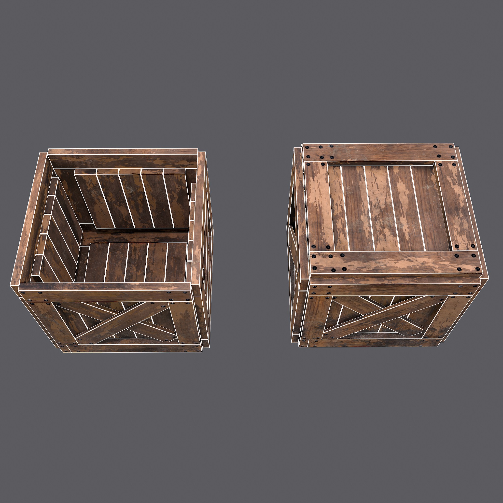 Small Crate 3D Model by Get Dead Entertainment