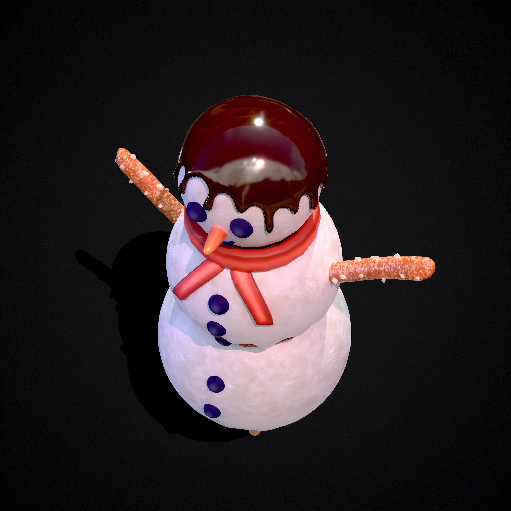 Snowman on a Stick 3D Model by Get Dead Entertainment